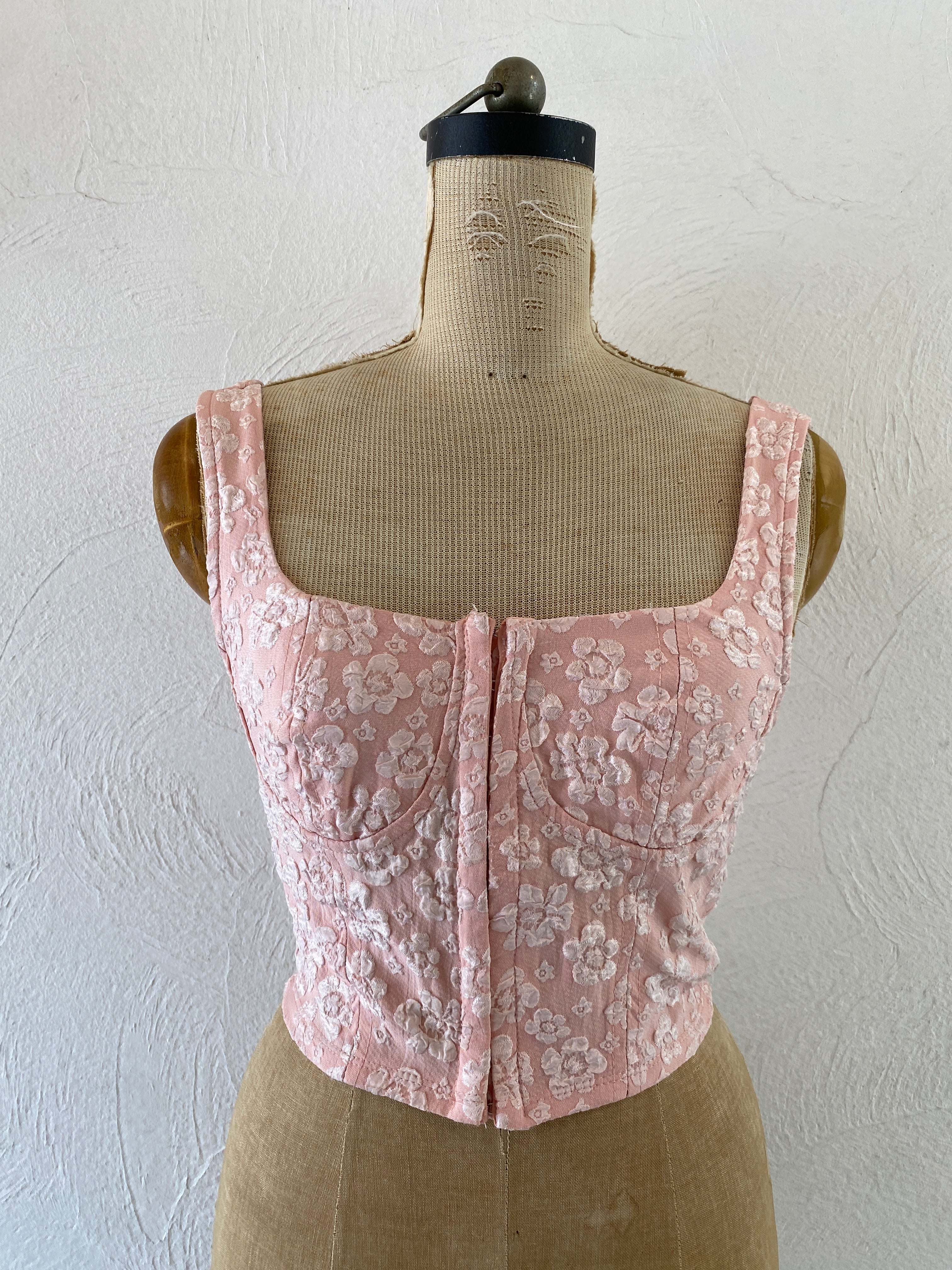 jacquard bustier