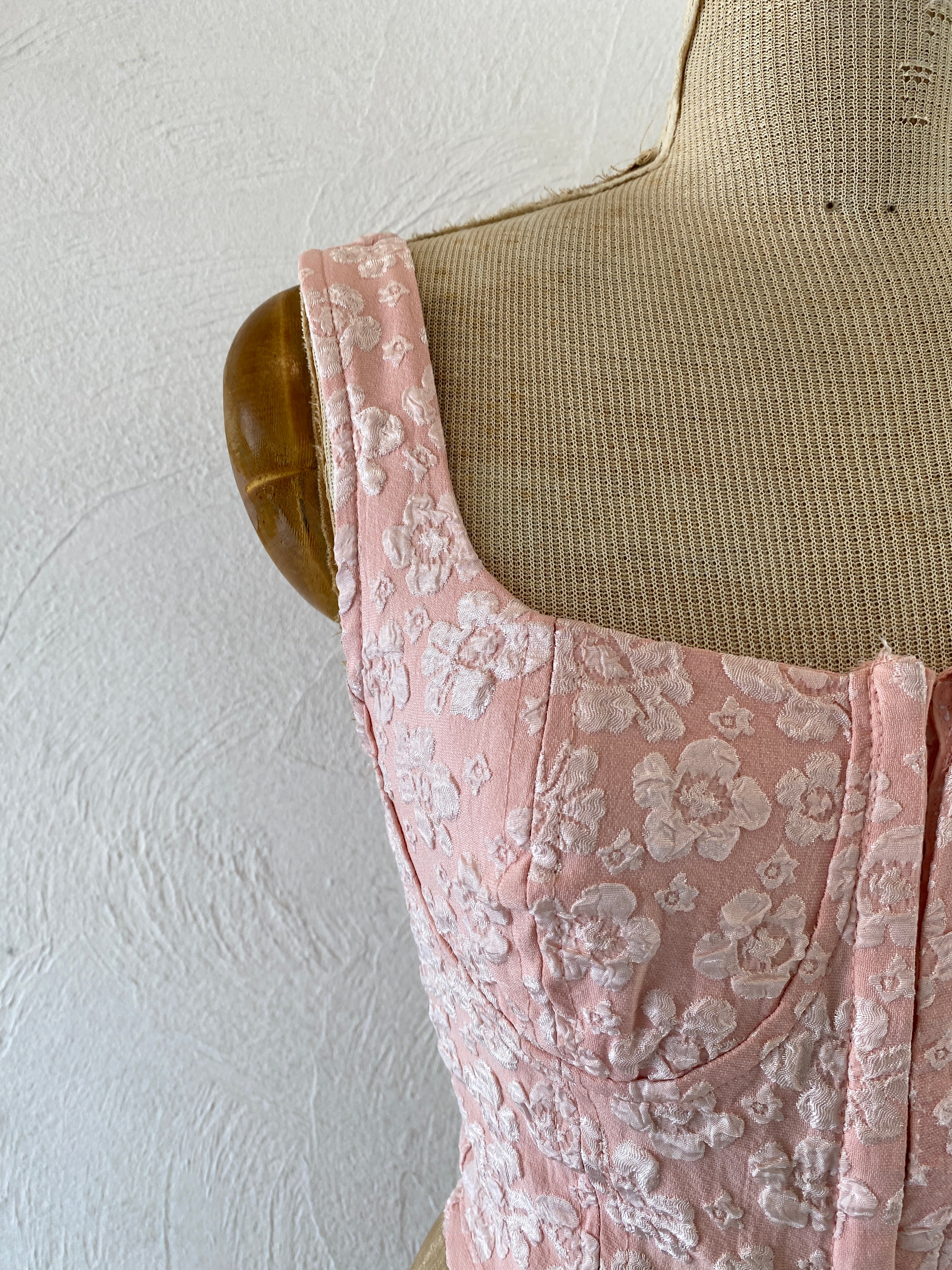 jacquard bustier
