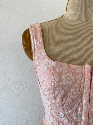 jacquard bustier