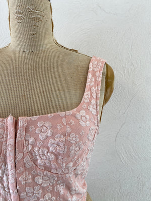 jacquard bustier