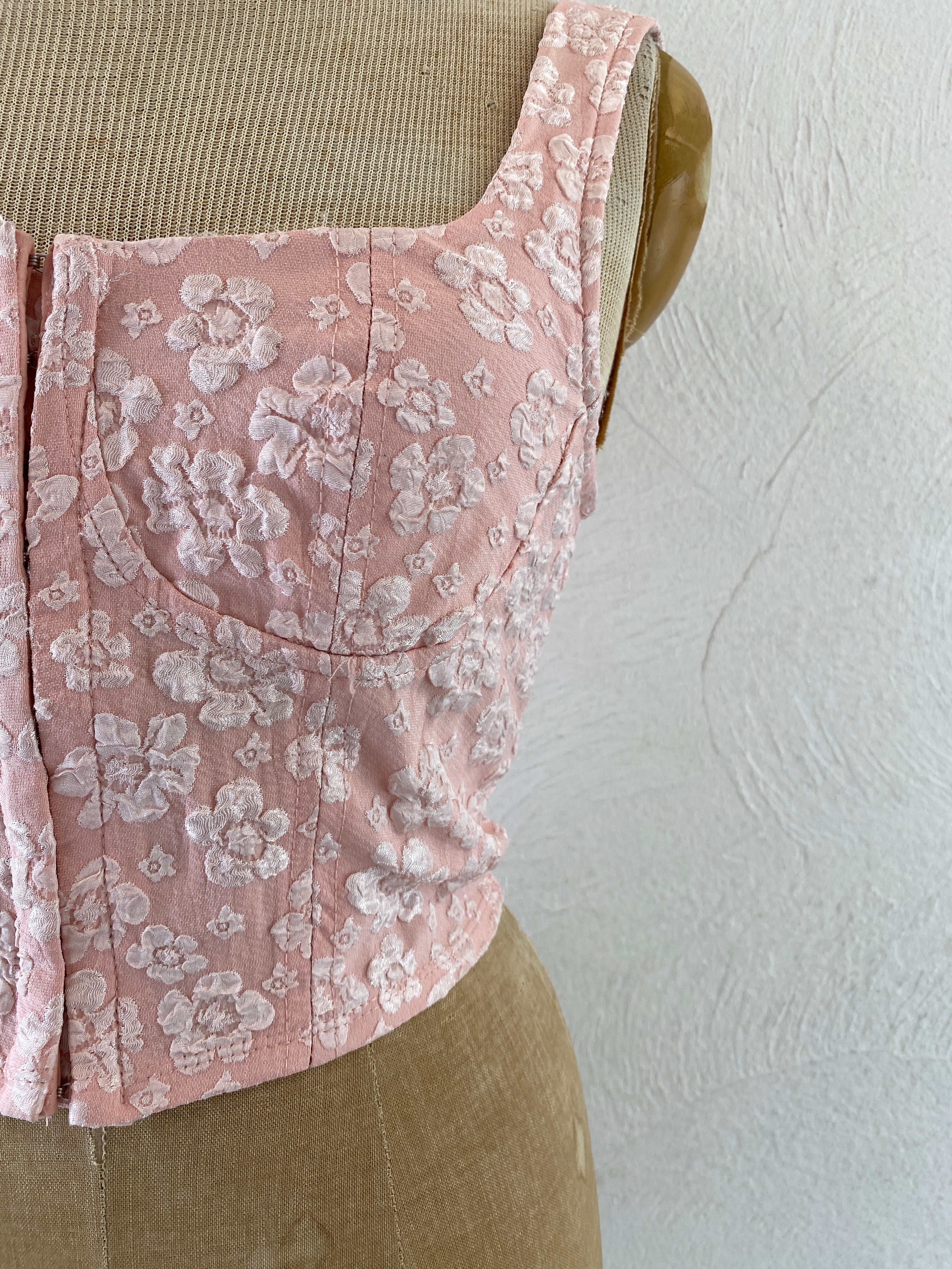 jacquard bustier