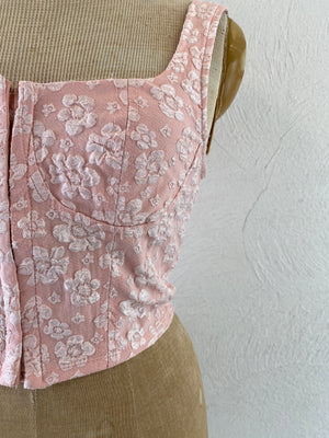 jacquard bustier