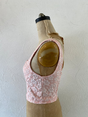 jacquard bustier