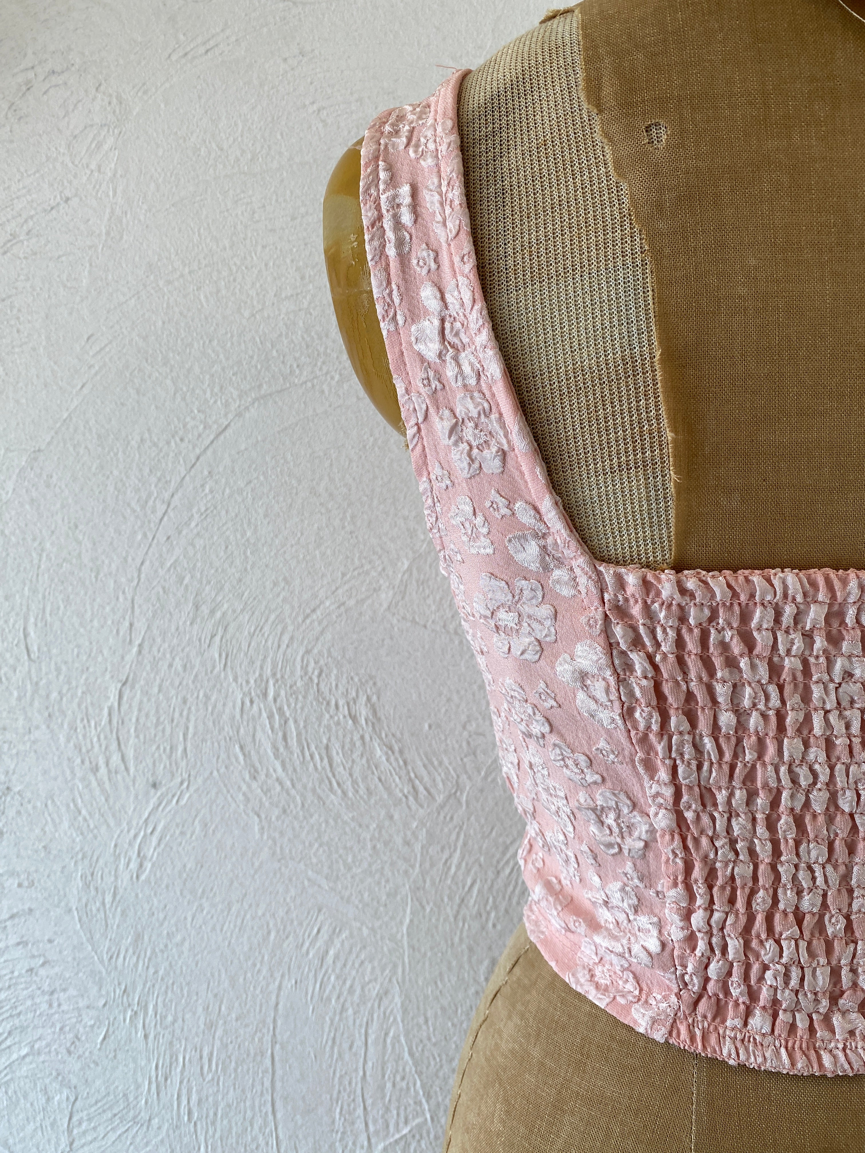jacquard bustier