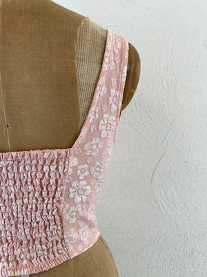 jacquard bustier
