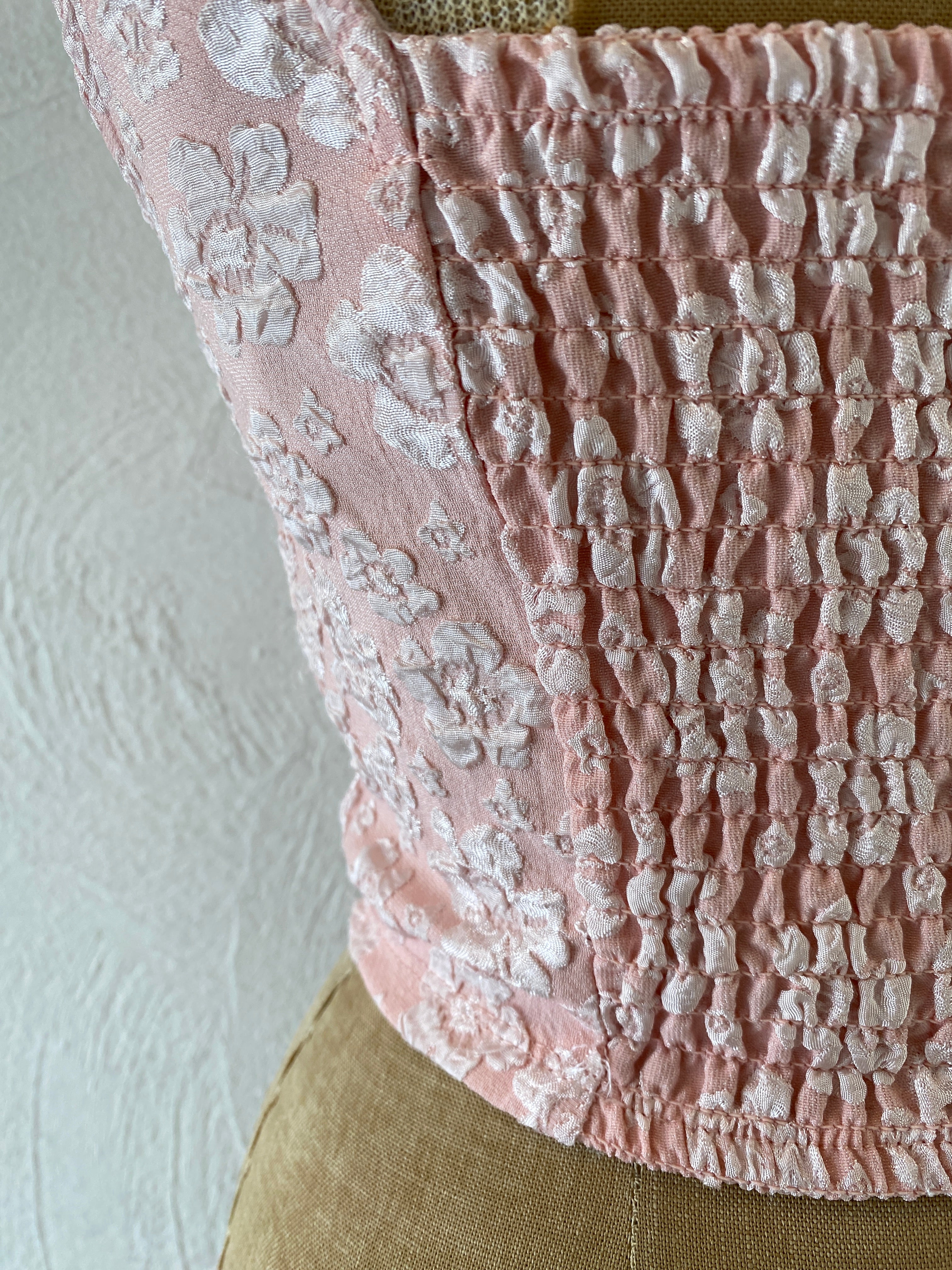 jacquard bustier
