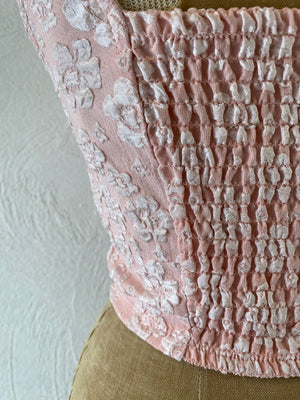 jacquard bustier