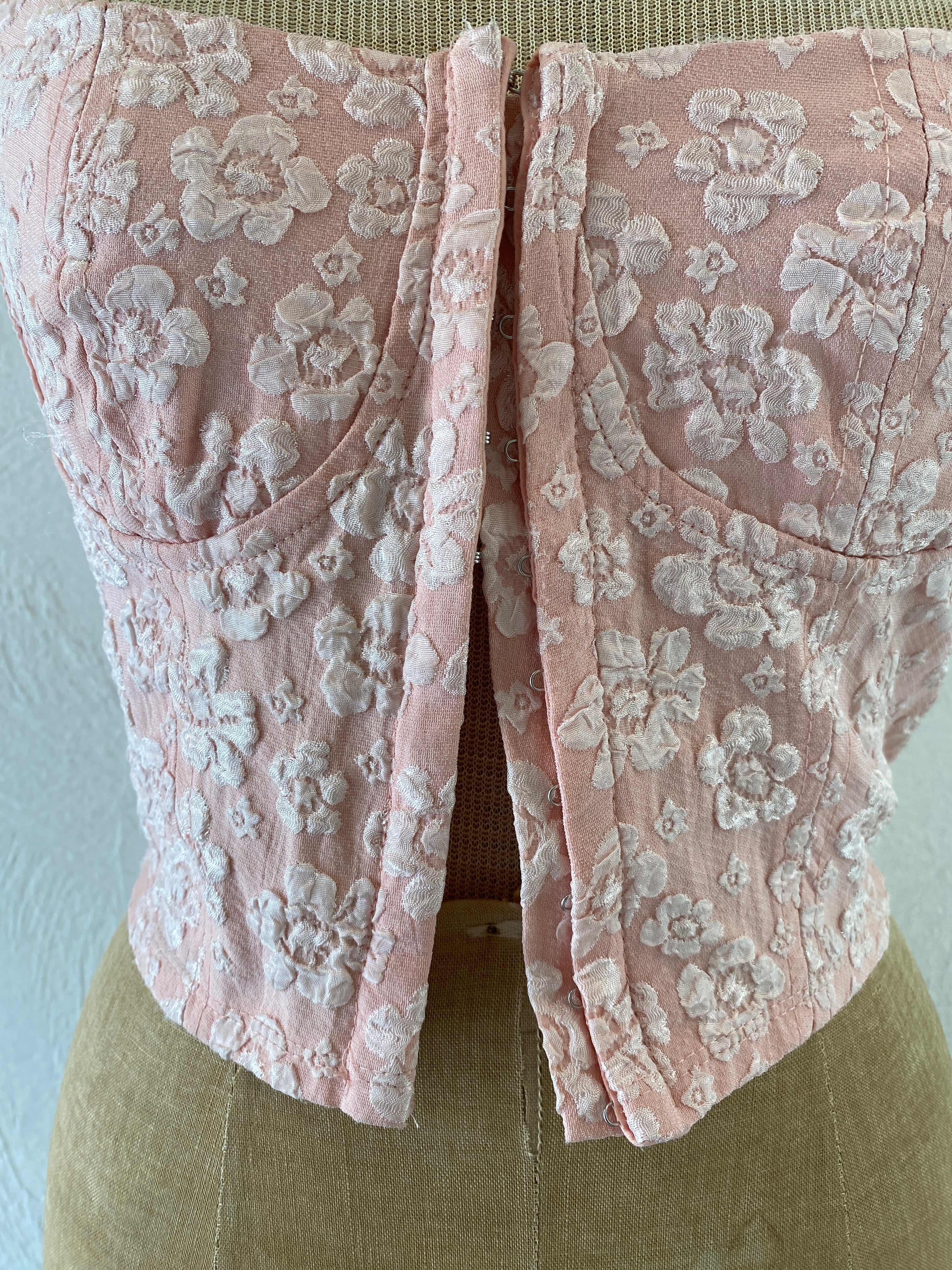 jacquard bustier