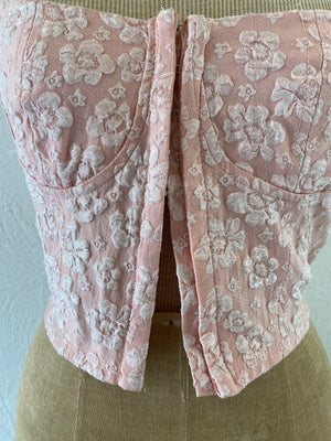 jacquard bustier