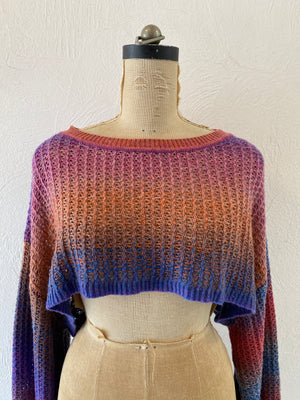 long sleeve short knit