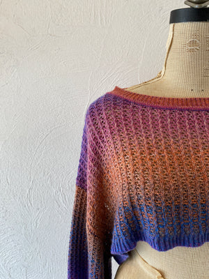 long sleeve short knit