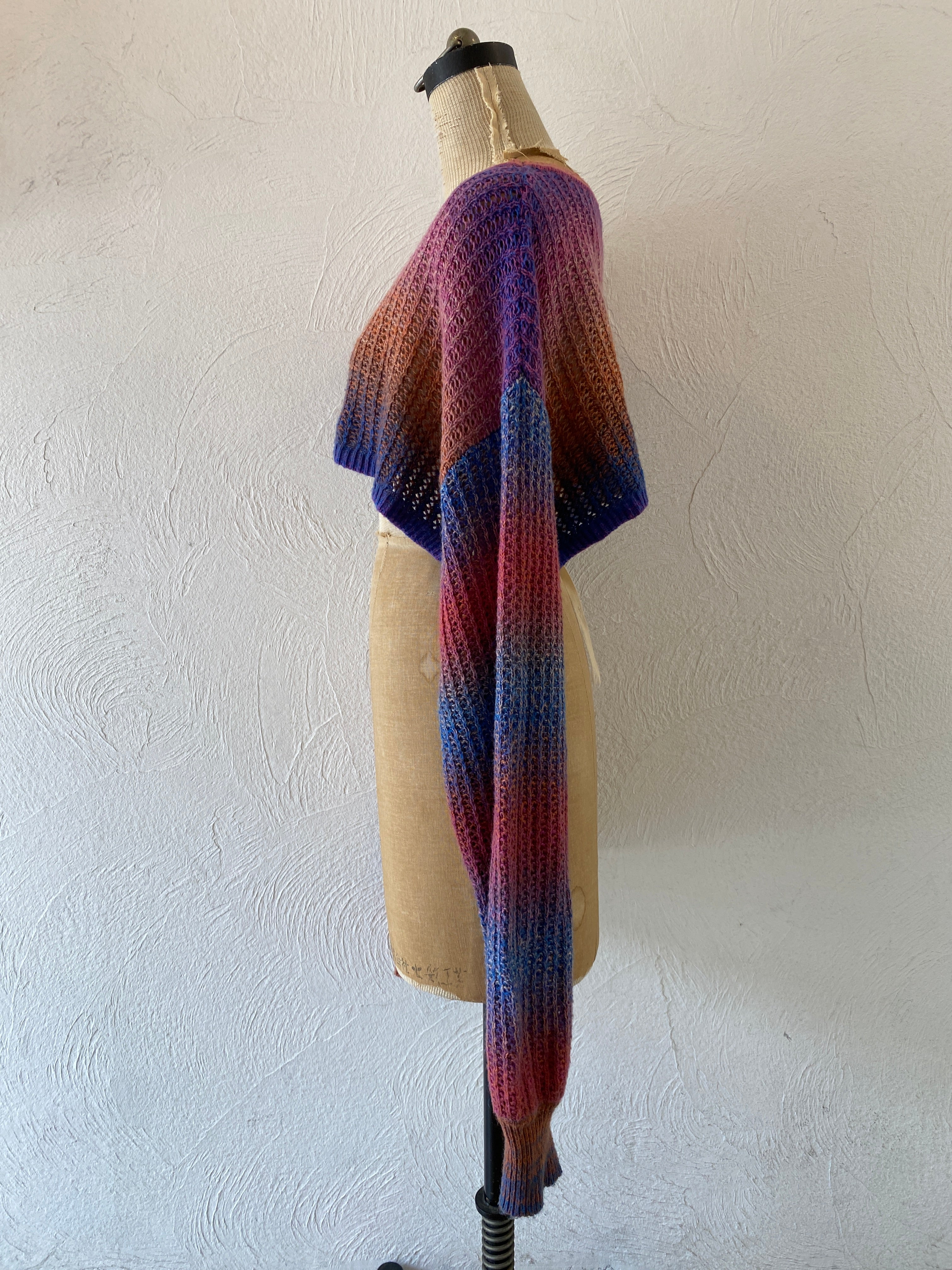 long sleeve short knit