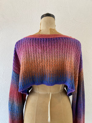 long sleeve short knit