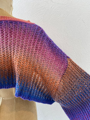long sleeve short knit