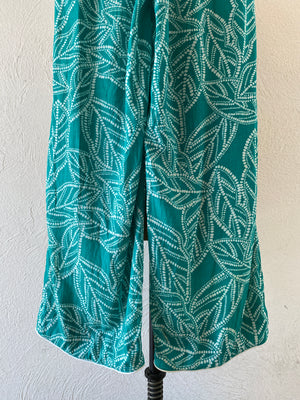 dot leaf pants