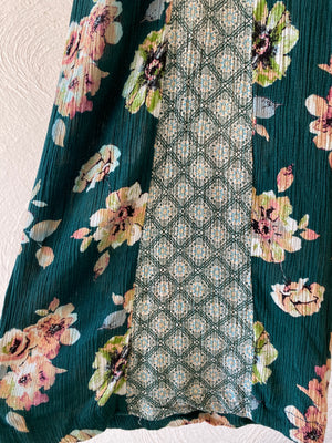 triangle switch flower pants