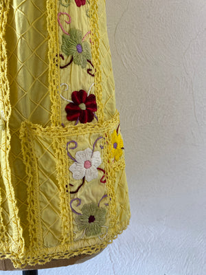 embroidery cotton vest