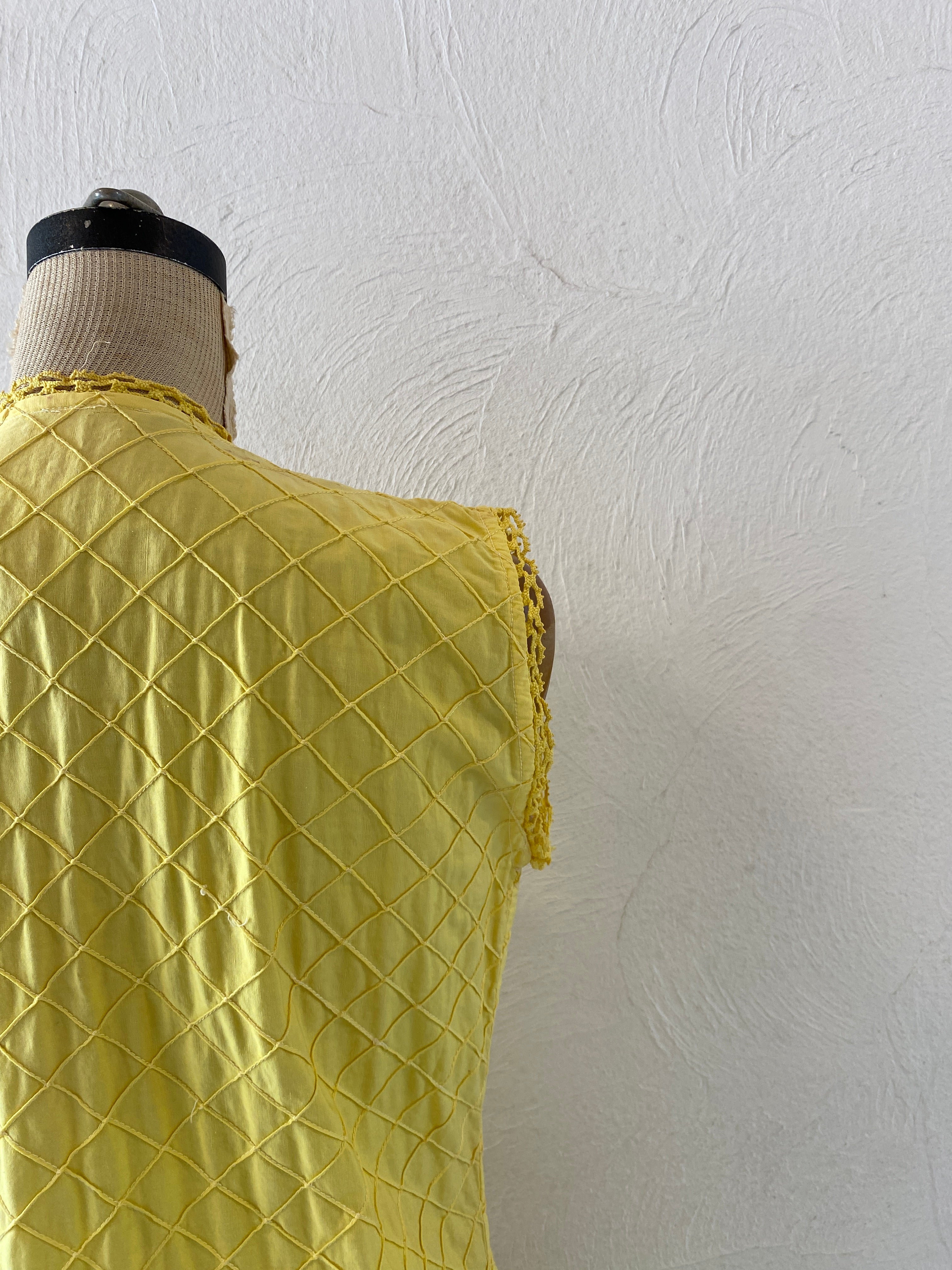 embroidery cotton vest
