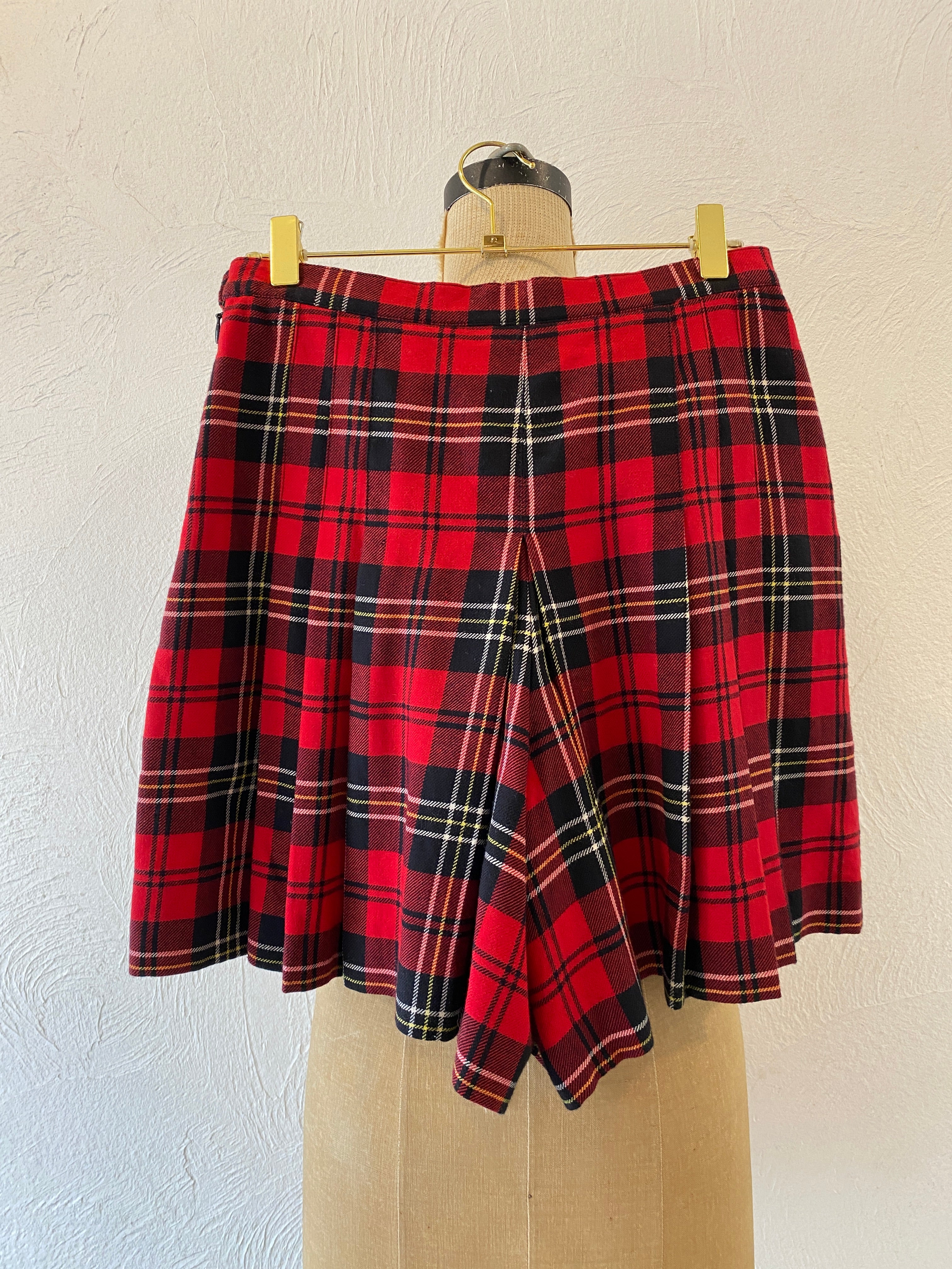 pleats culotte pants