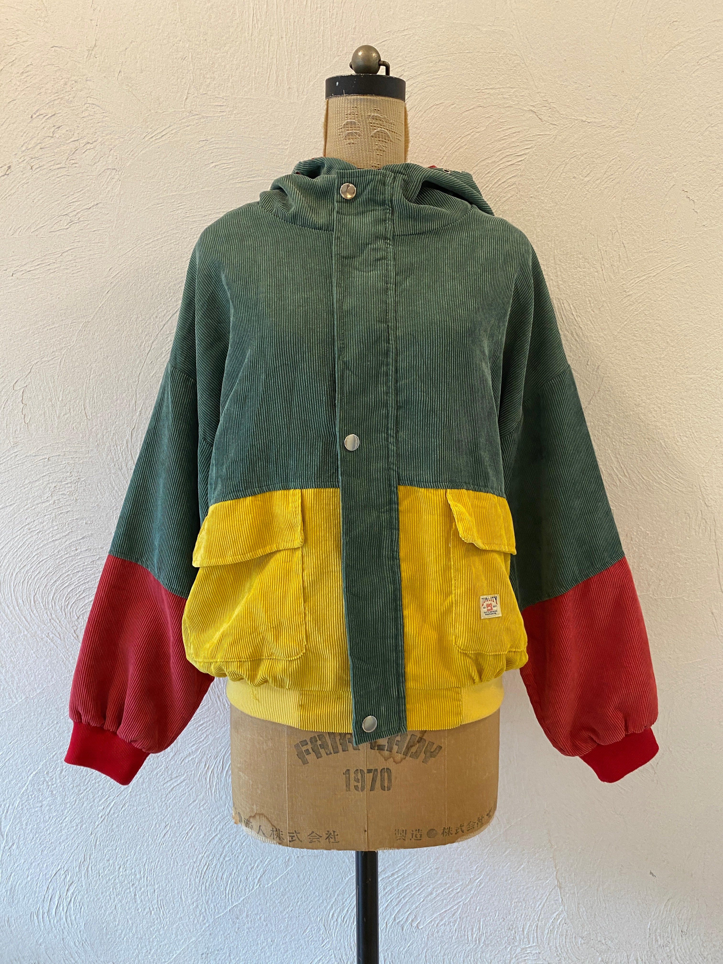 corduroy blouson