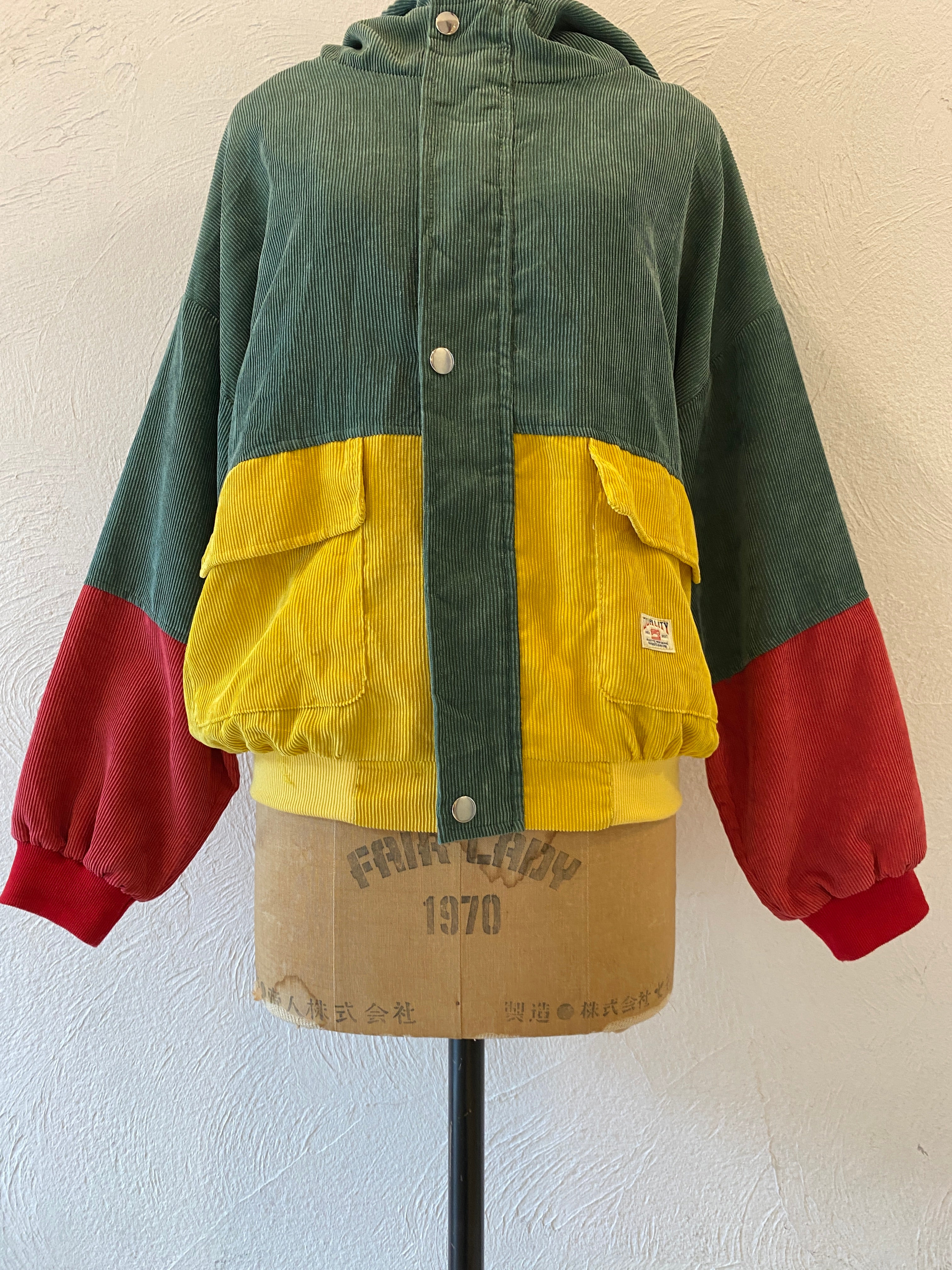 corduroy blouson