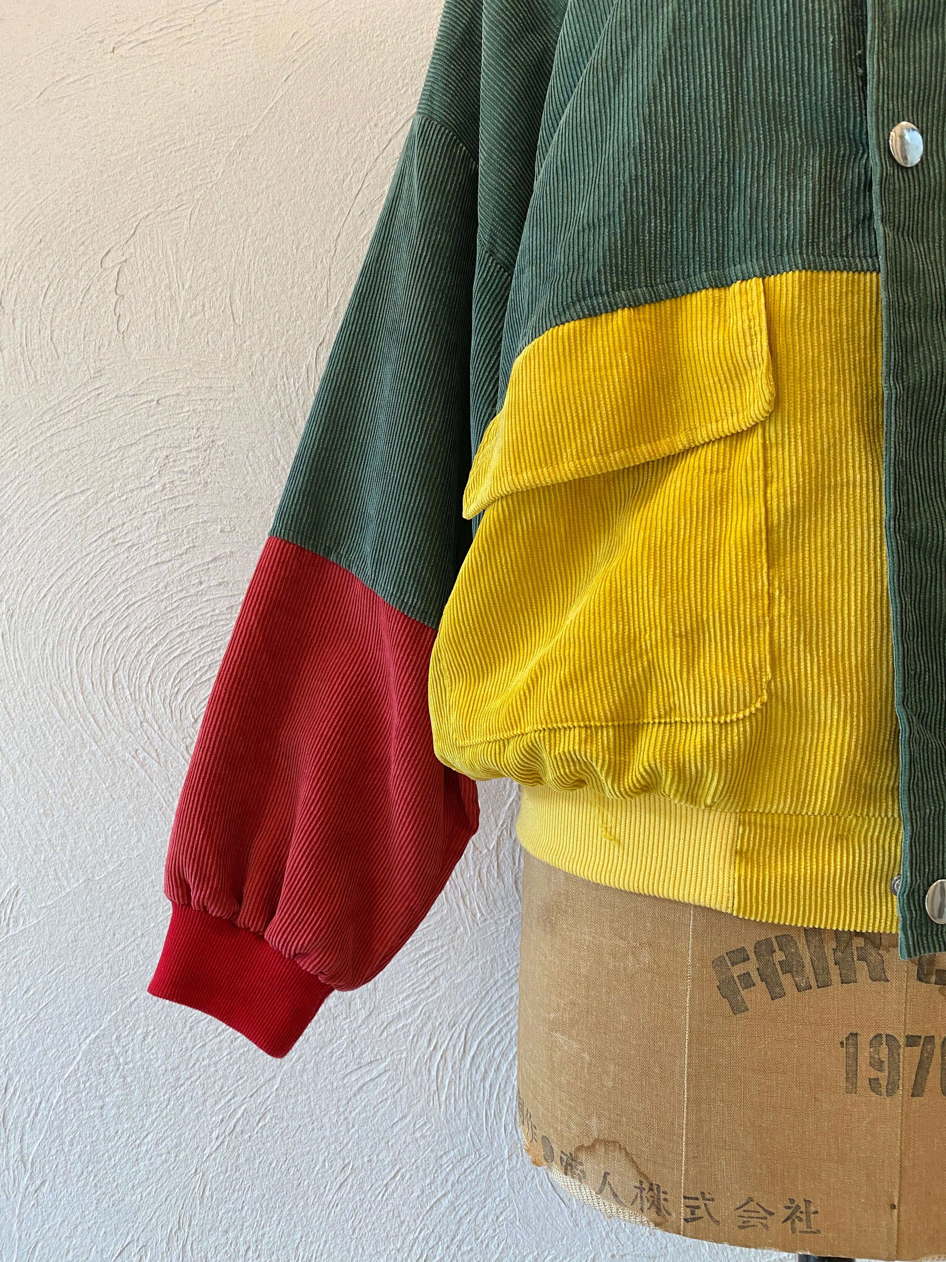 corduroy blouson