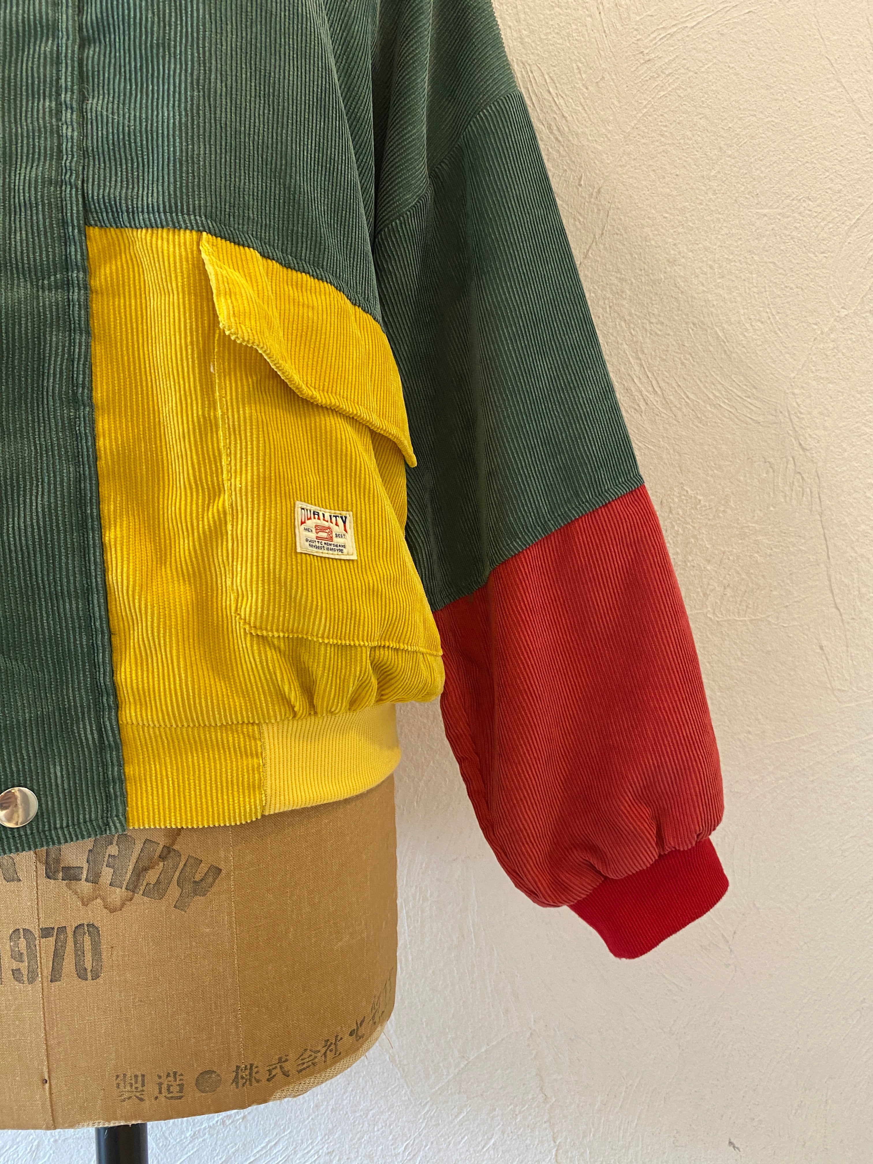 corduroy blouson