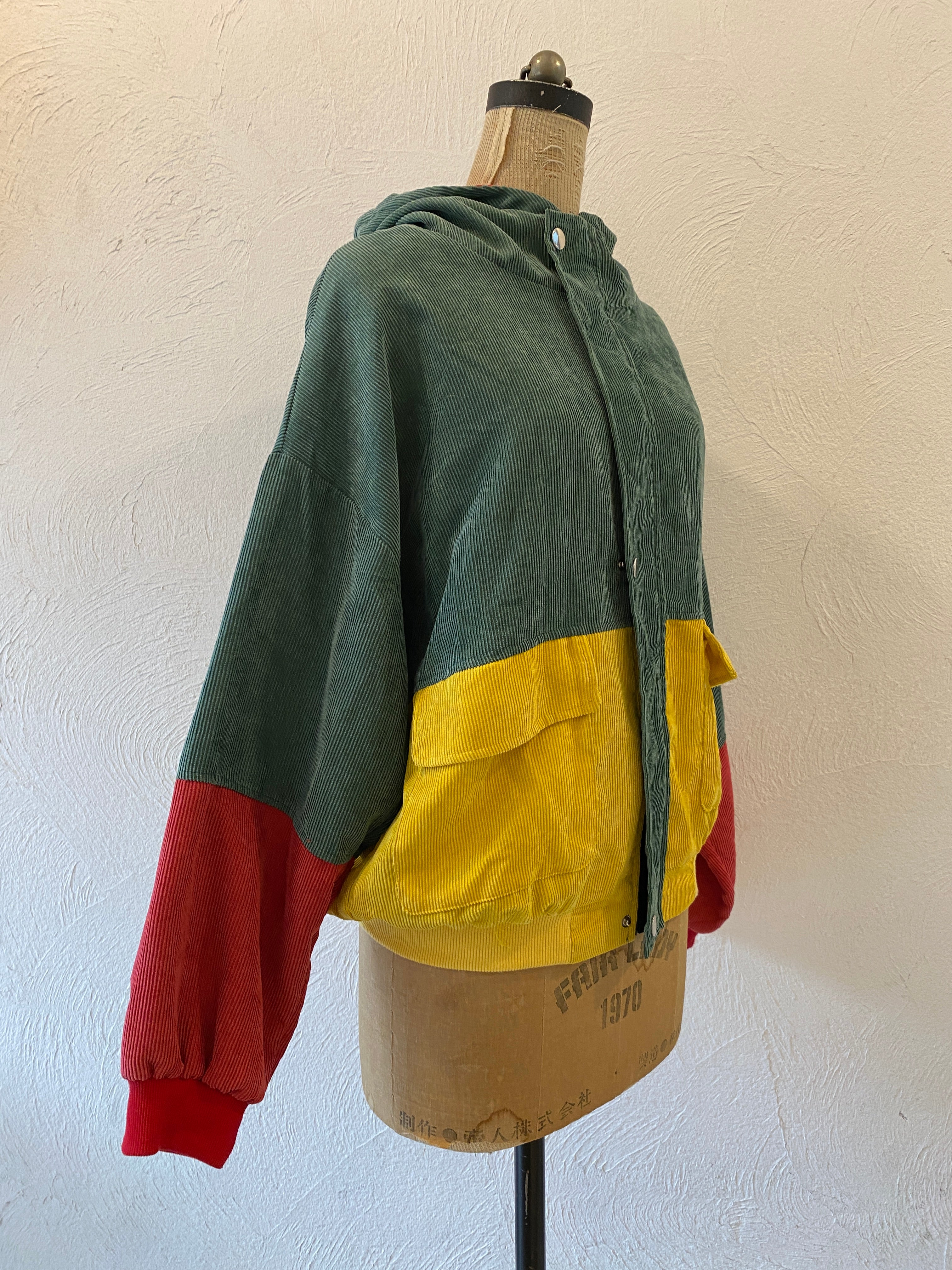 corduroy blouson