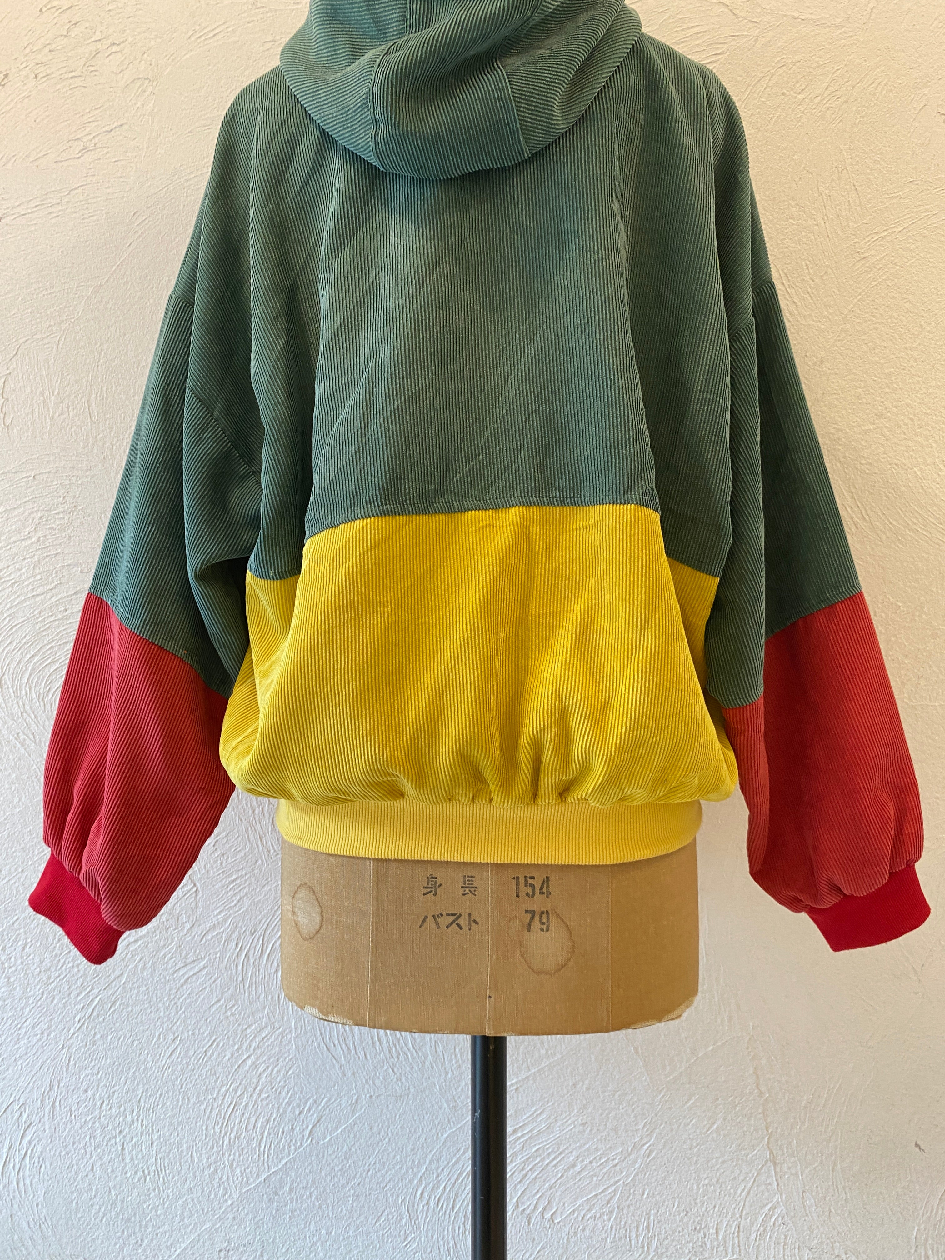 corduroy blouson