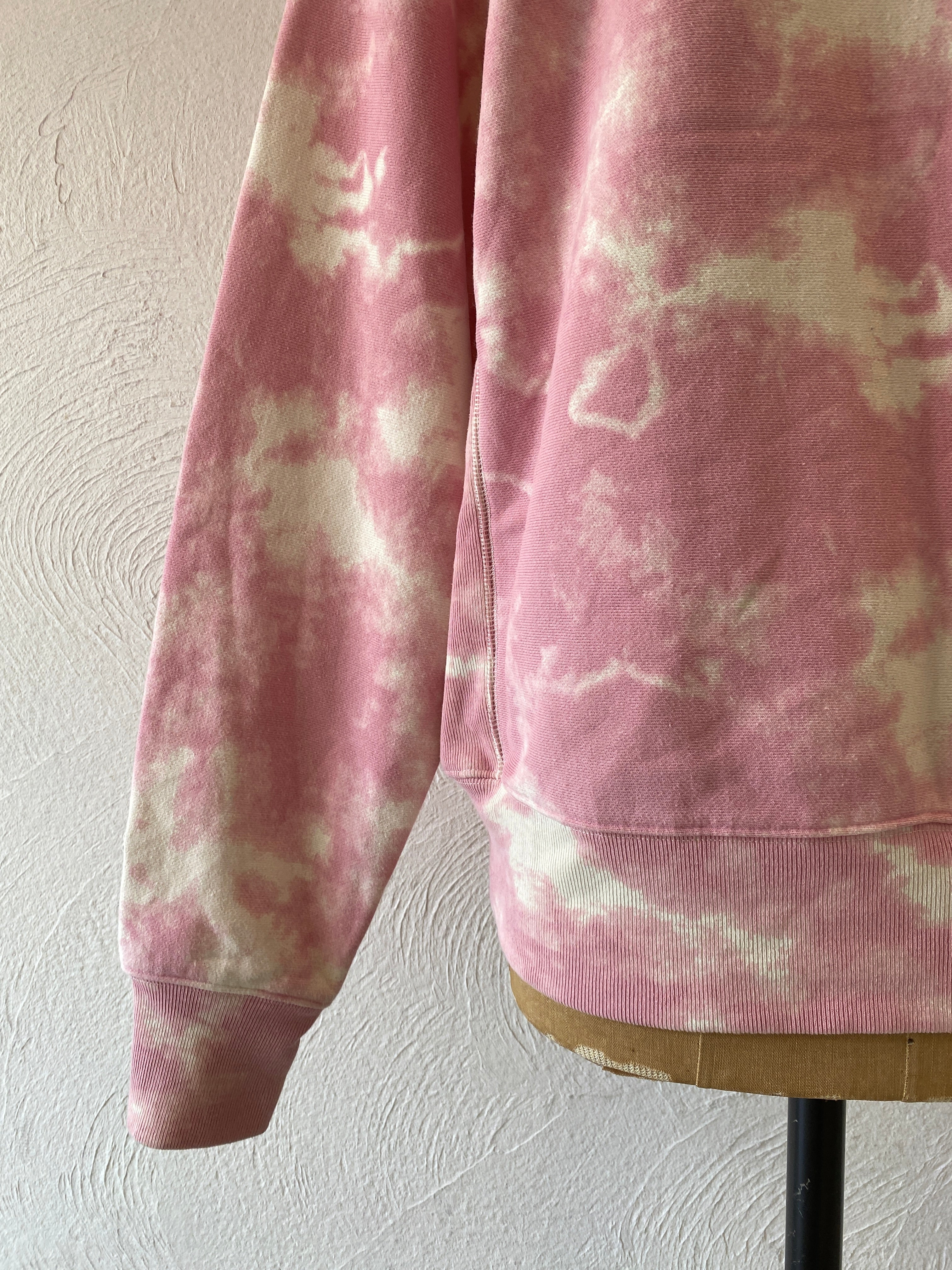 marble pink hoodie sweat