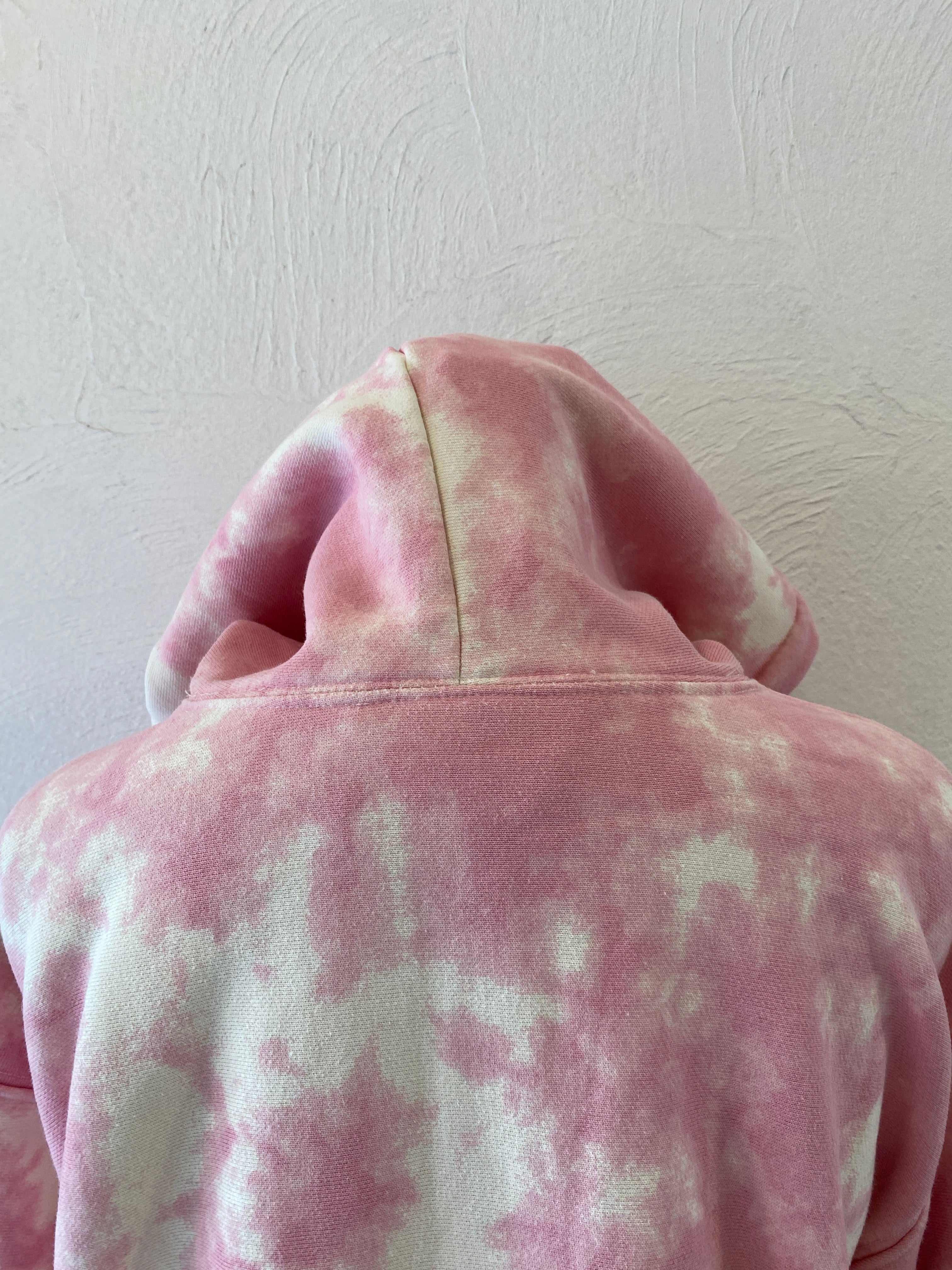 marble pink hoodie sweat