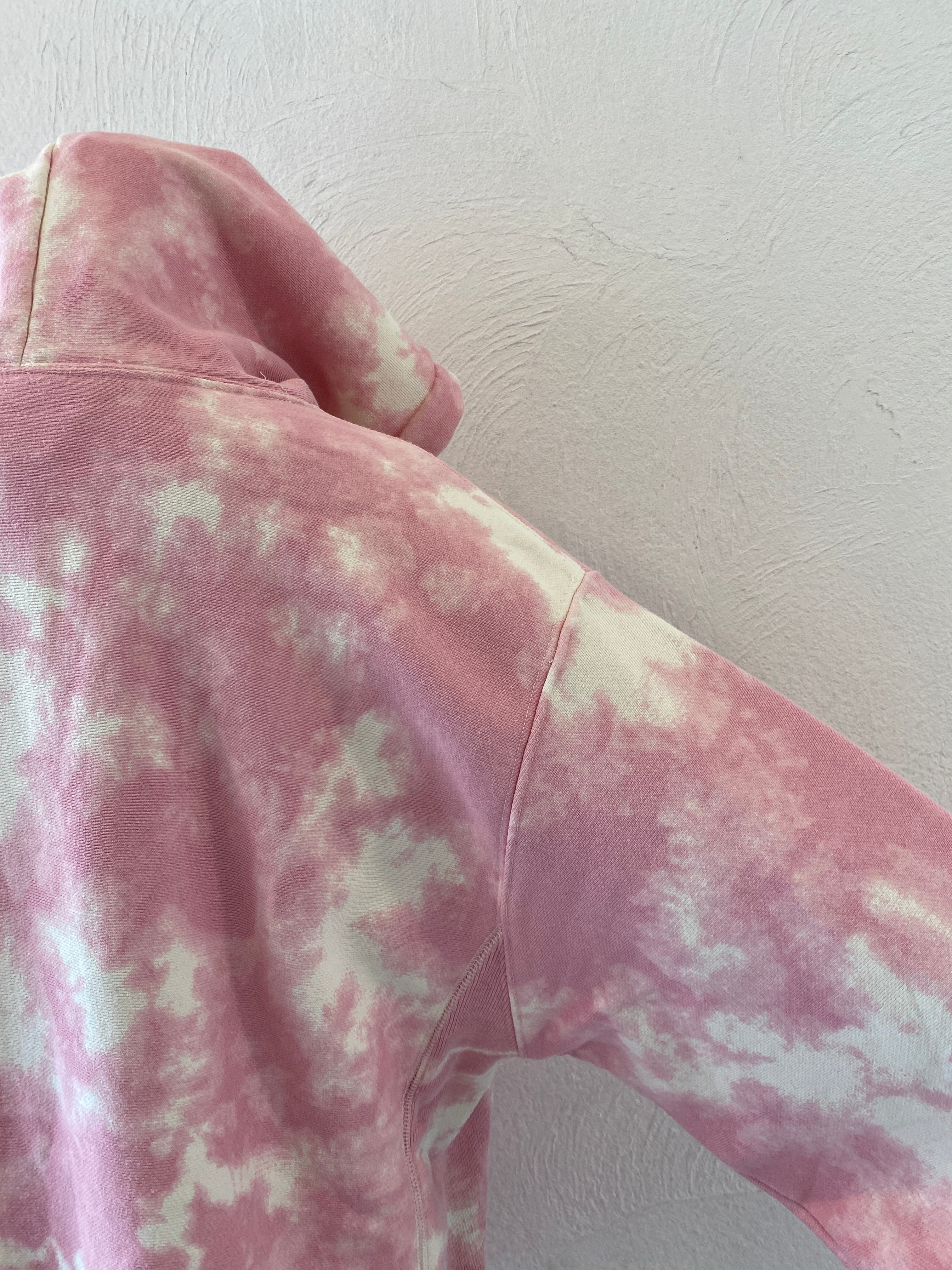 marble pink hoodie sweat