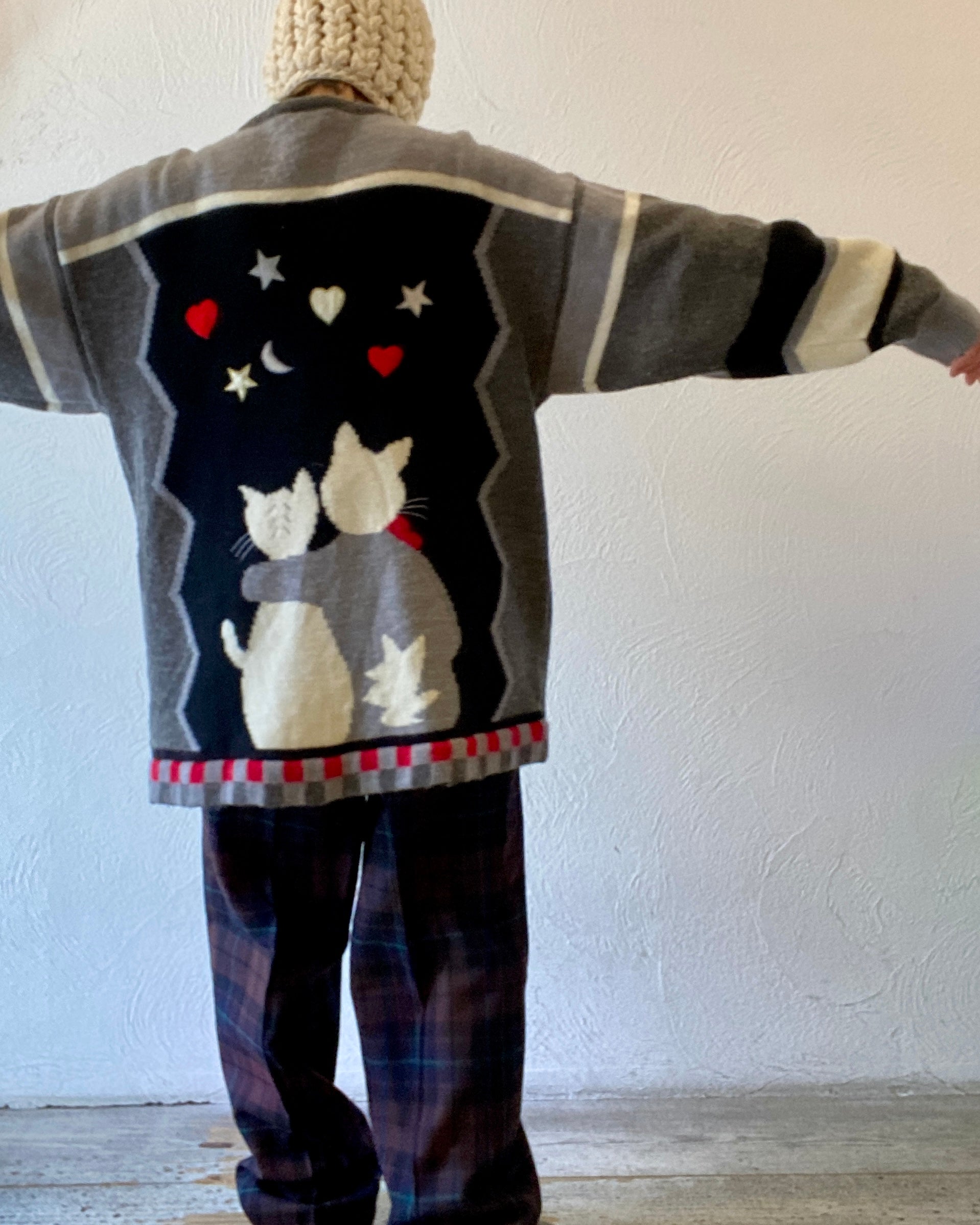 love love cat knit