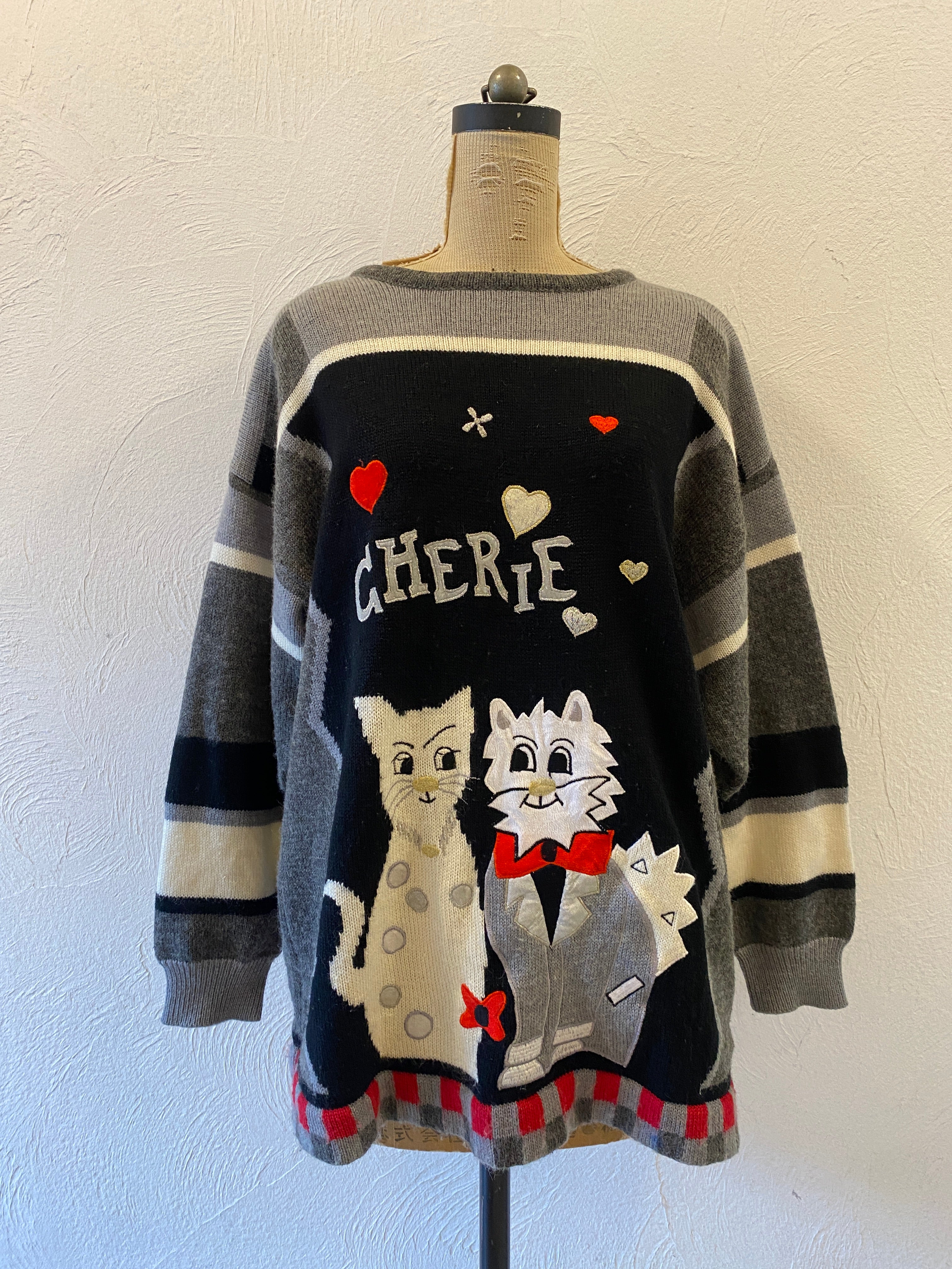 love love cat knit