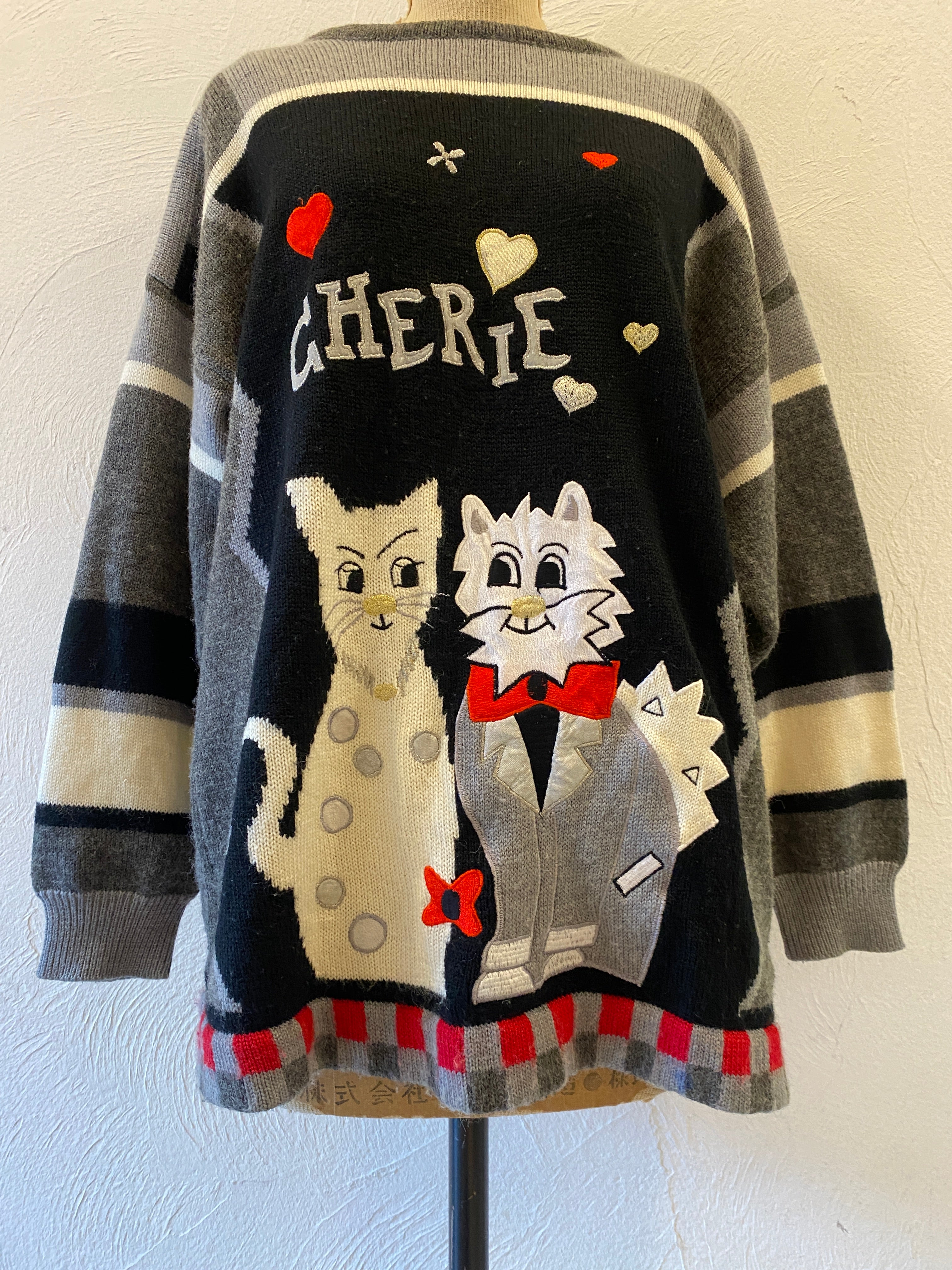 love love cat knit