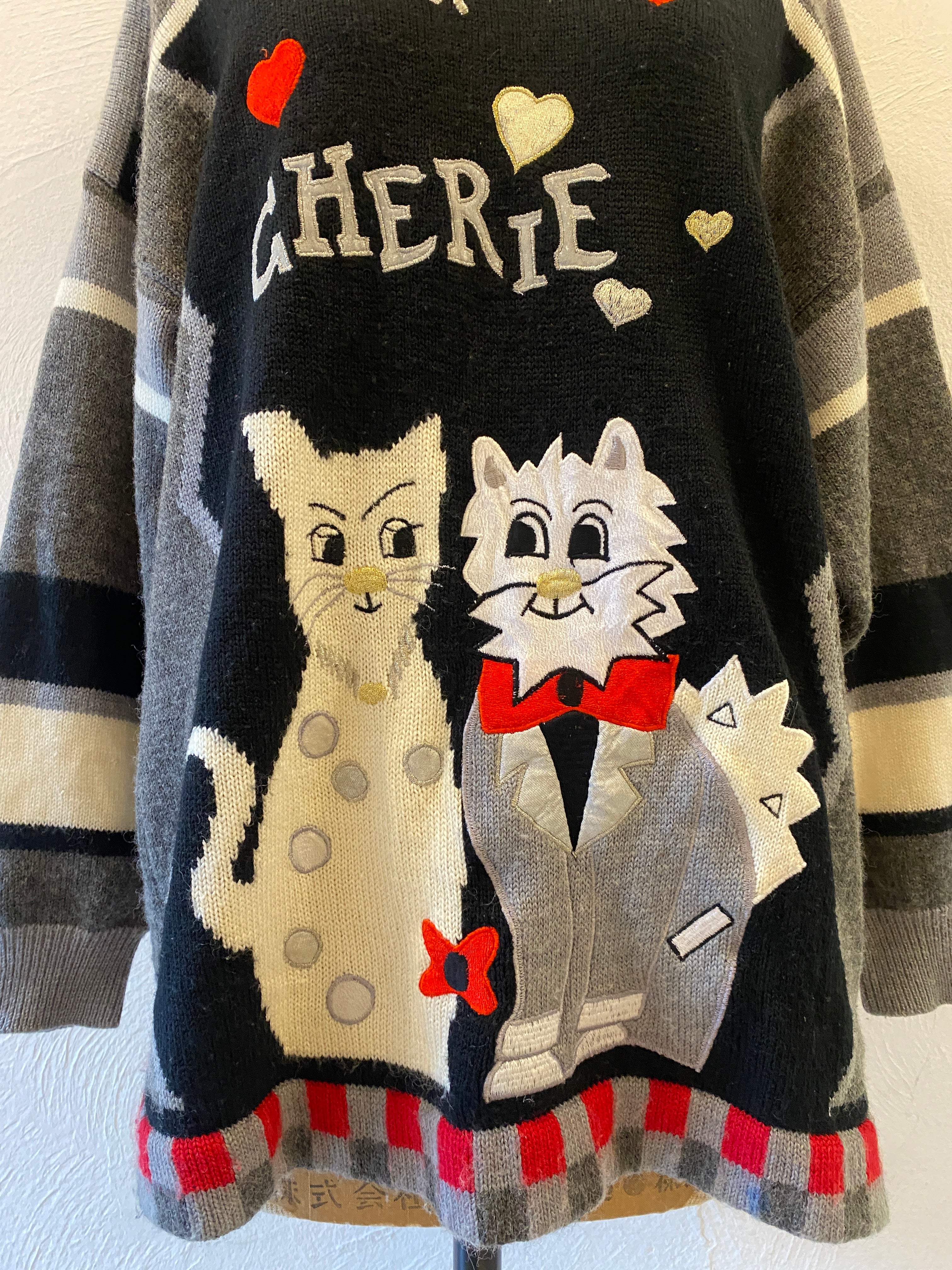 love love cat knit