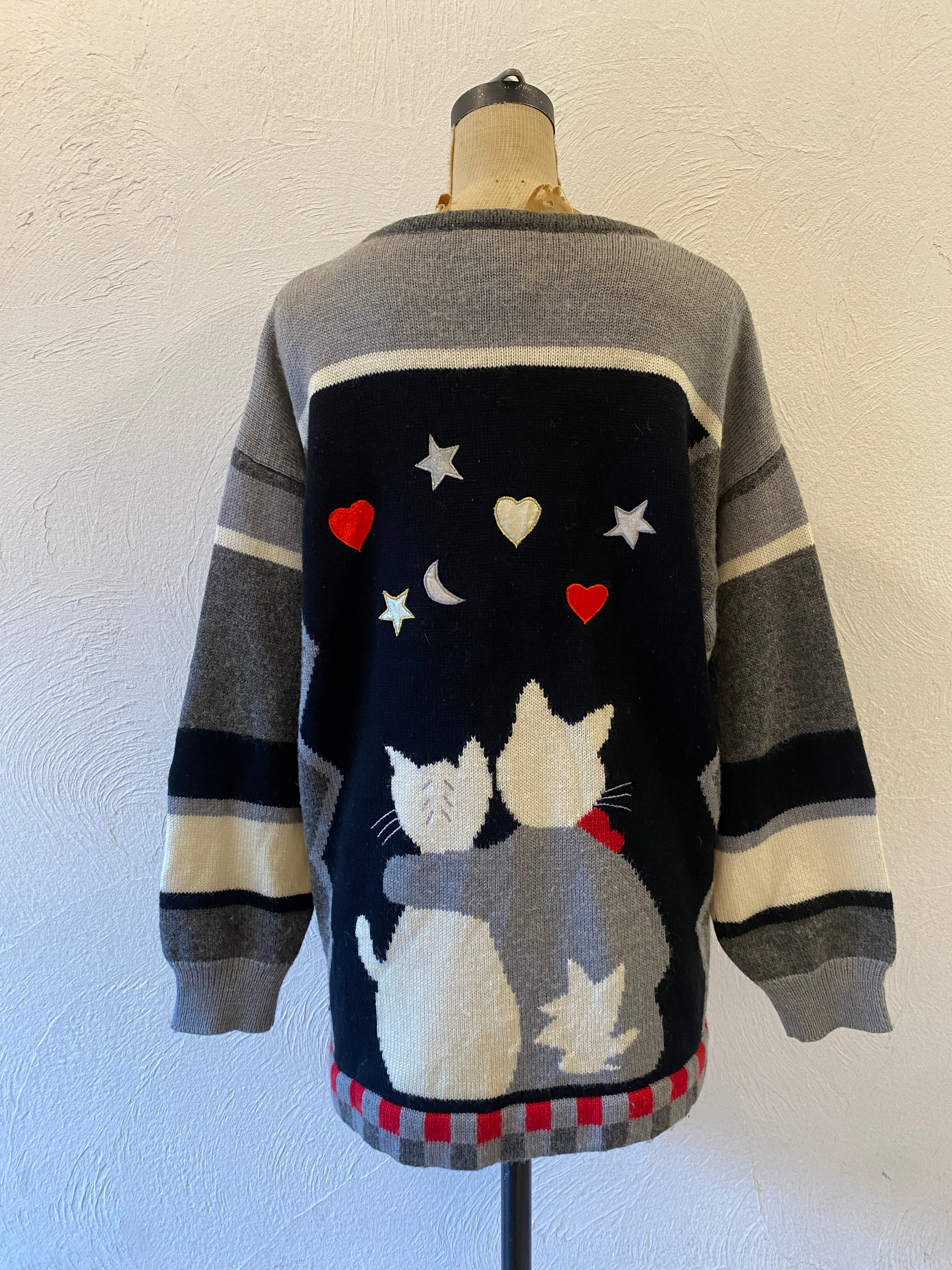 love love cat knit