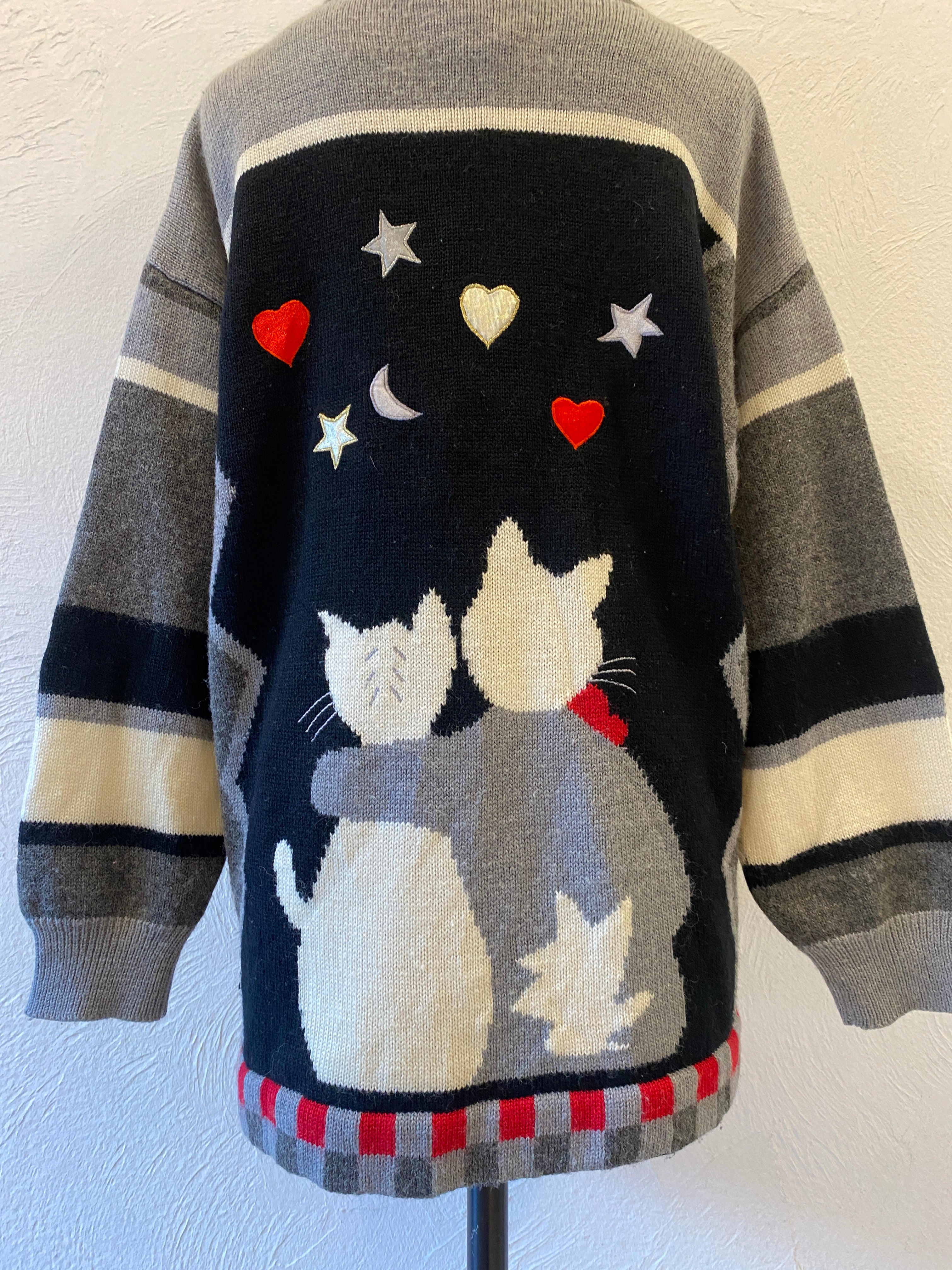 love love cat knit
