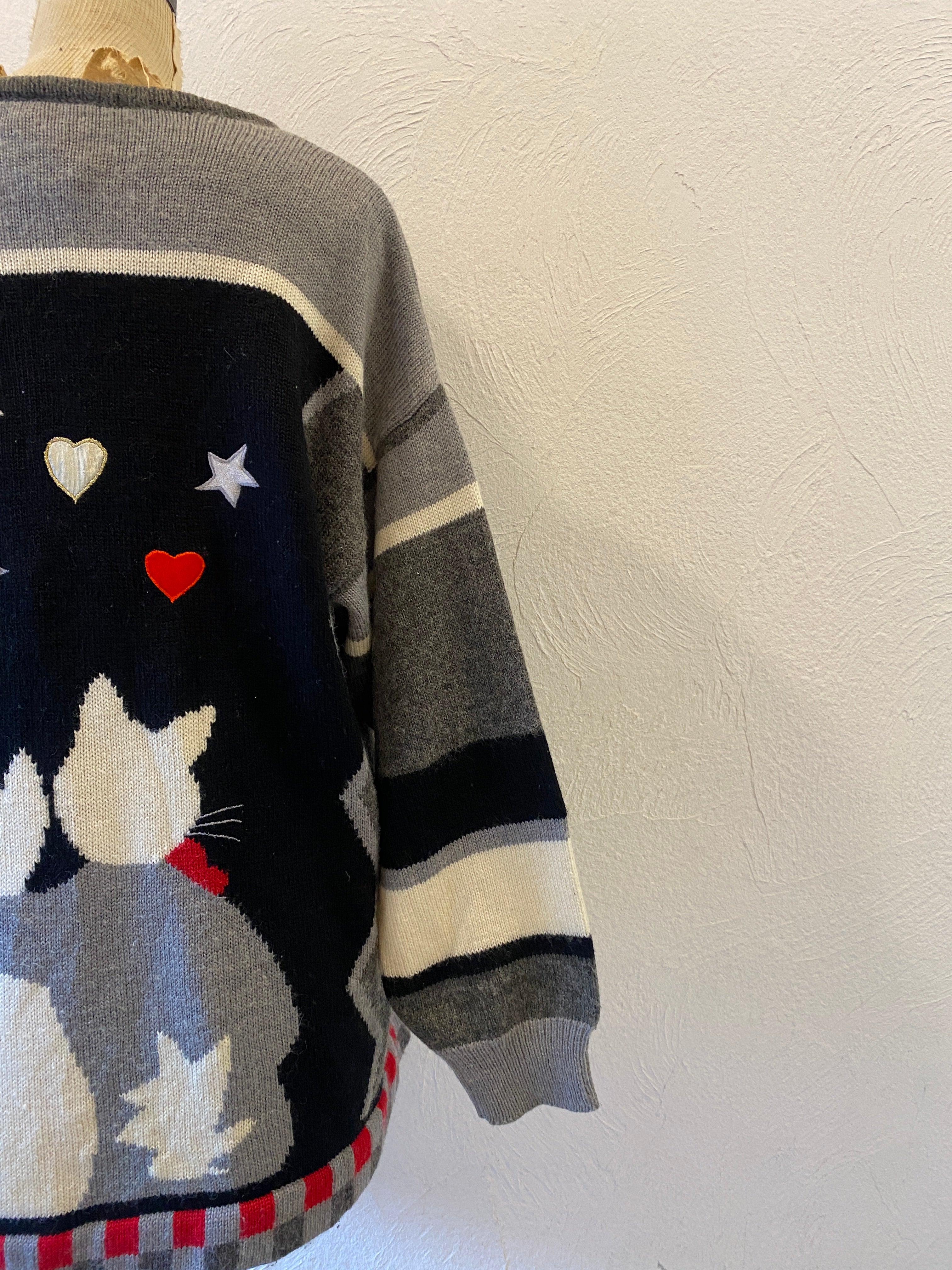 love love cat knit