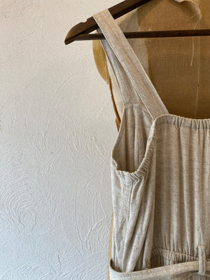 nude salopette