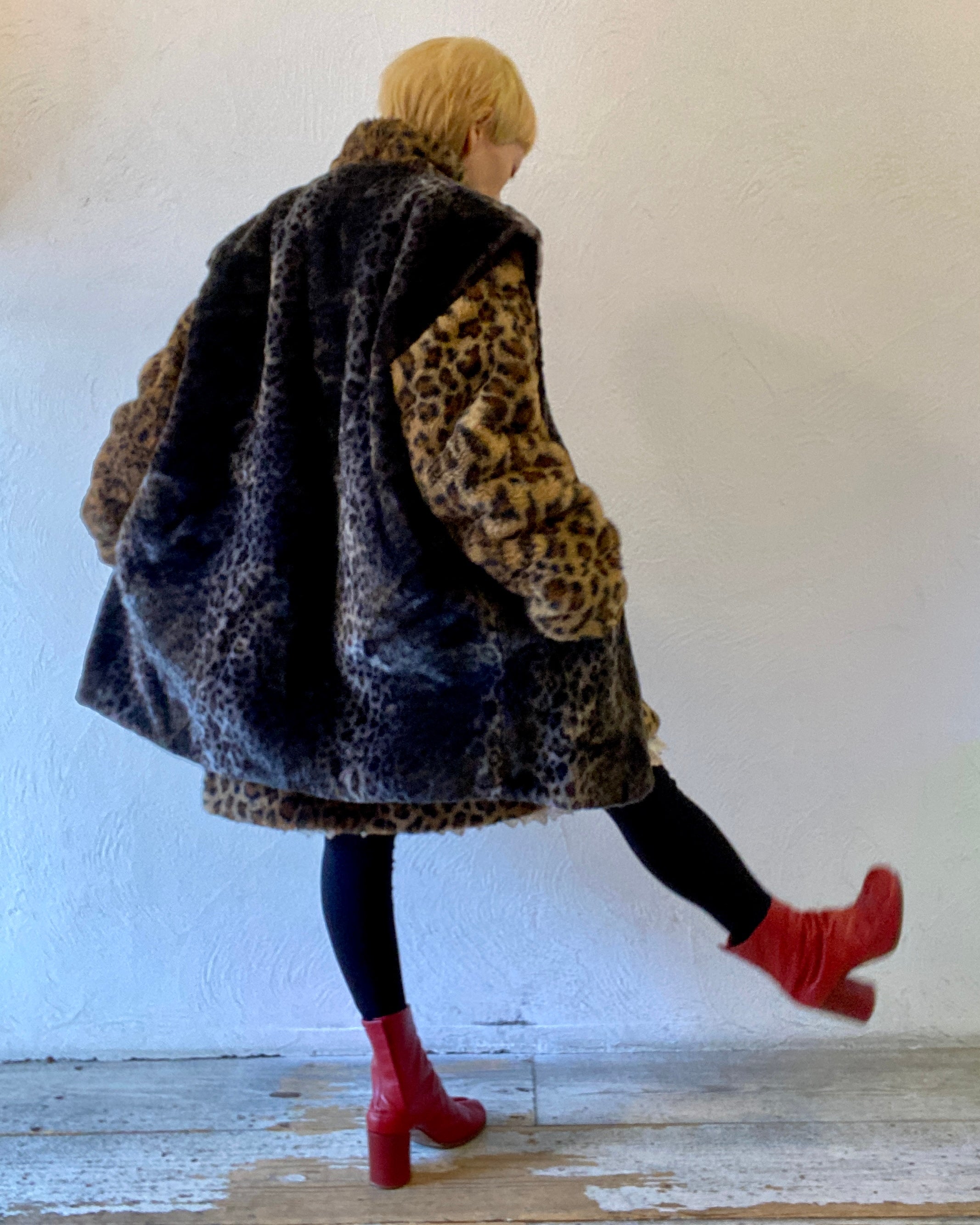 leopard fur coat
