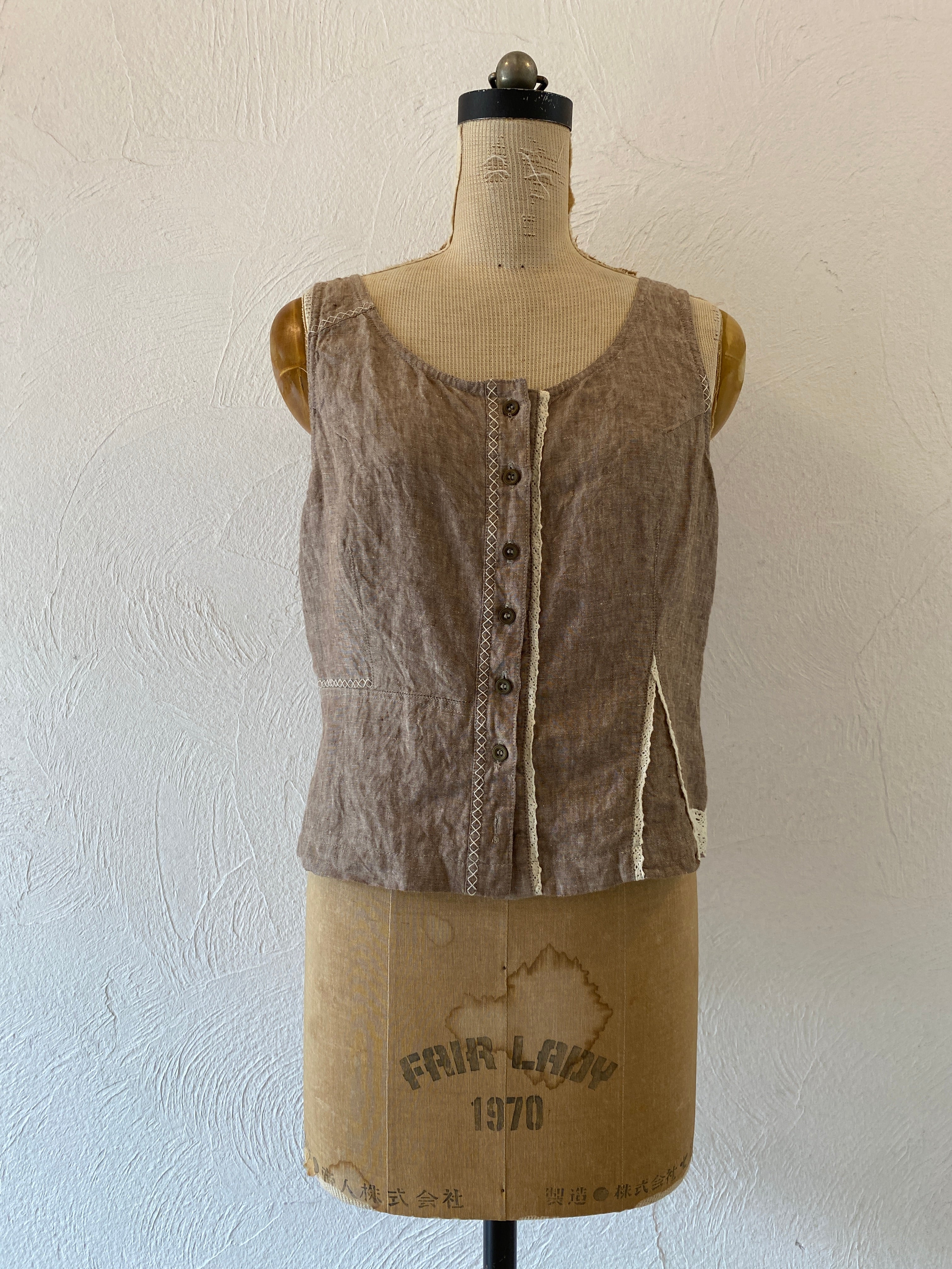 linen&lace tank