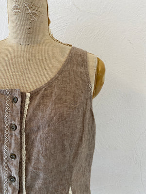 linen&lace tank