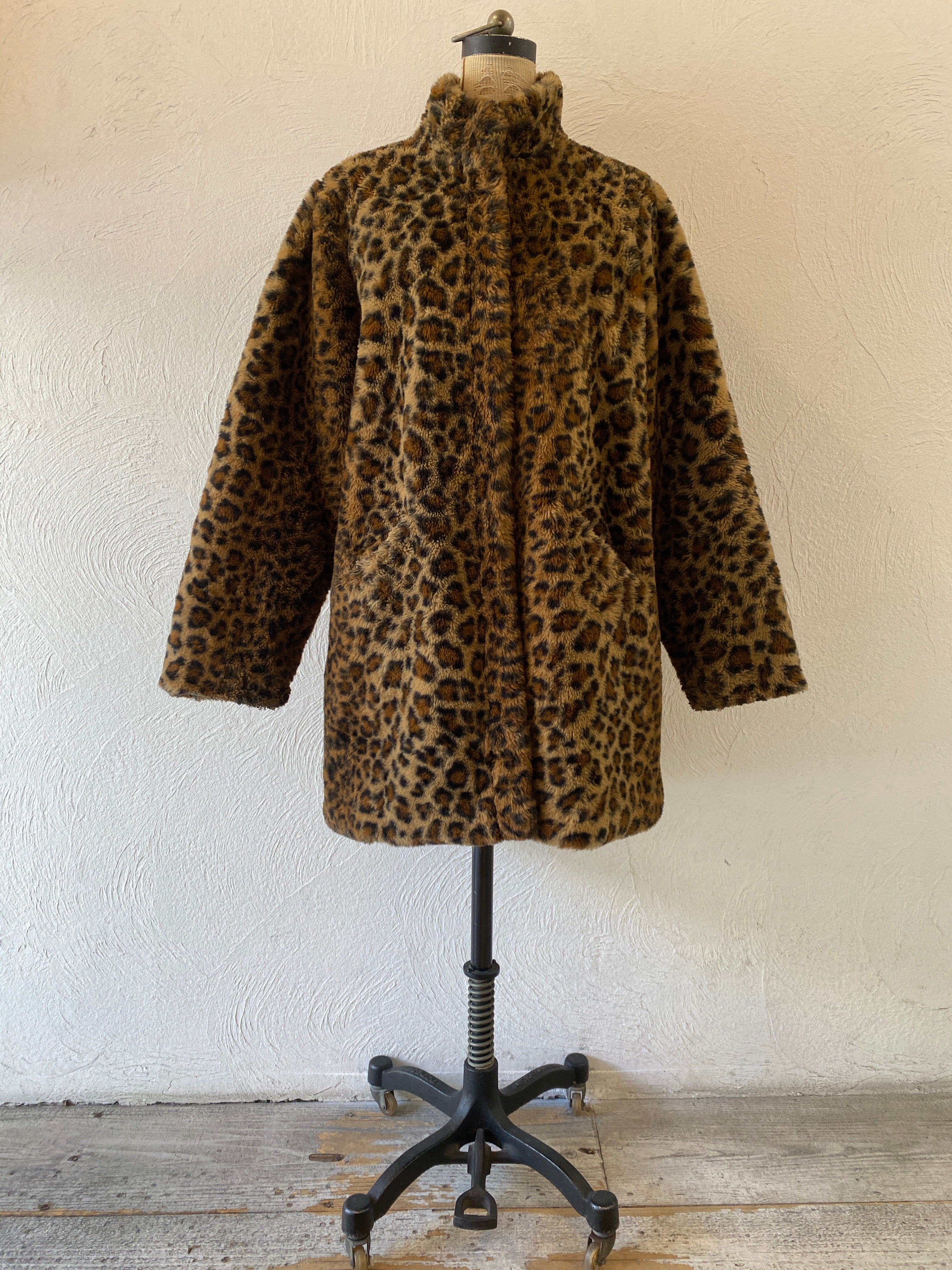leopard fur coat