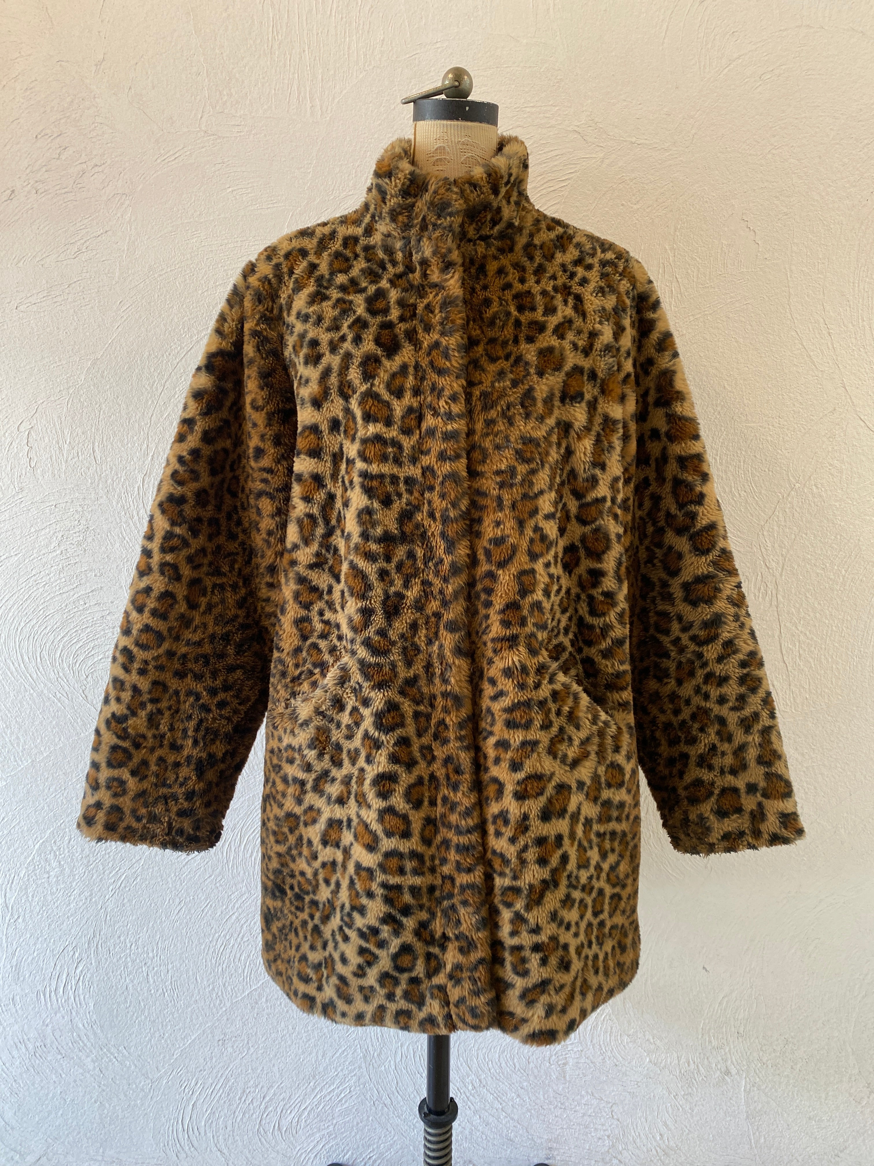 leopard fur coat