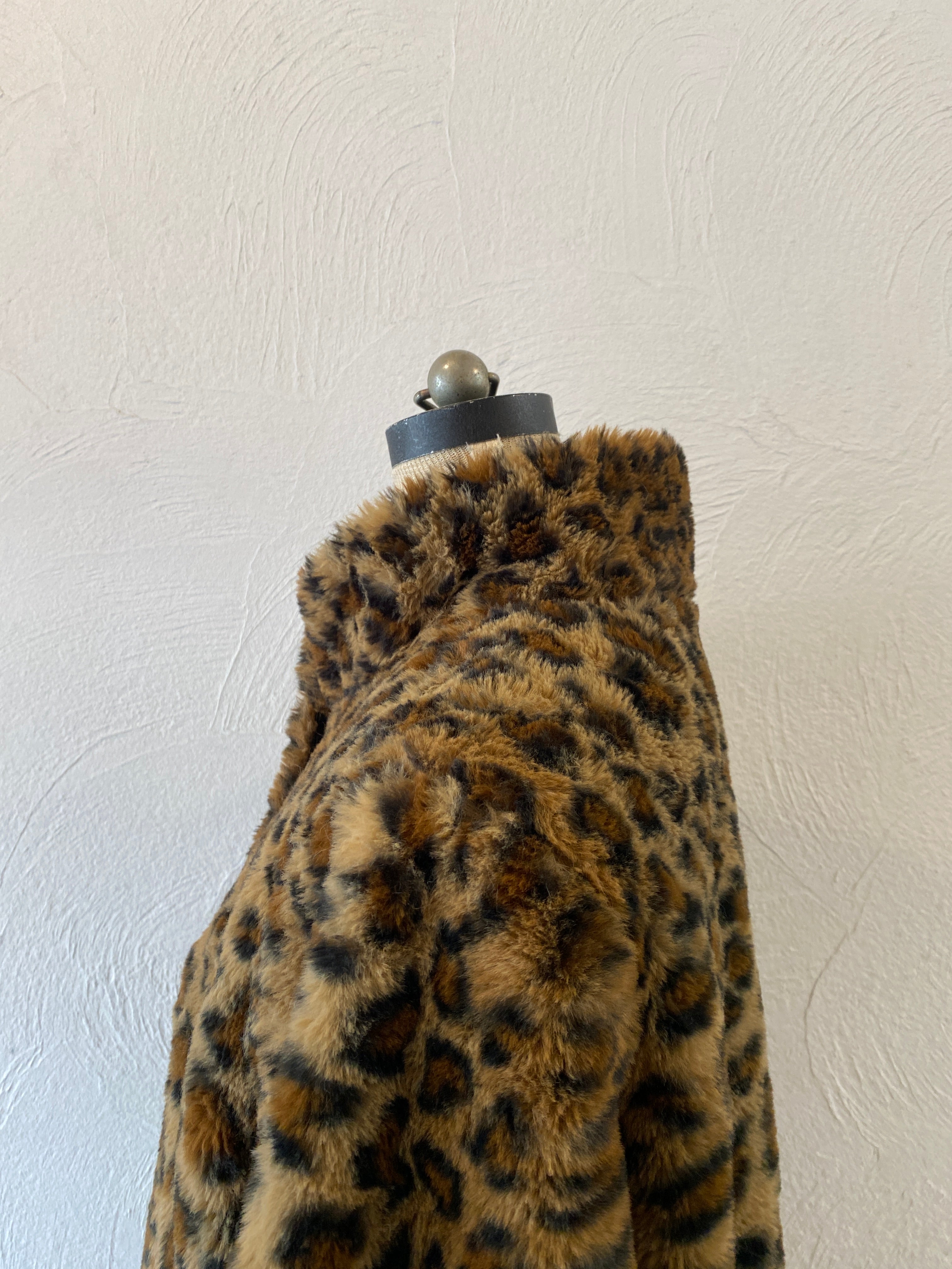 leopard fur coat