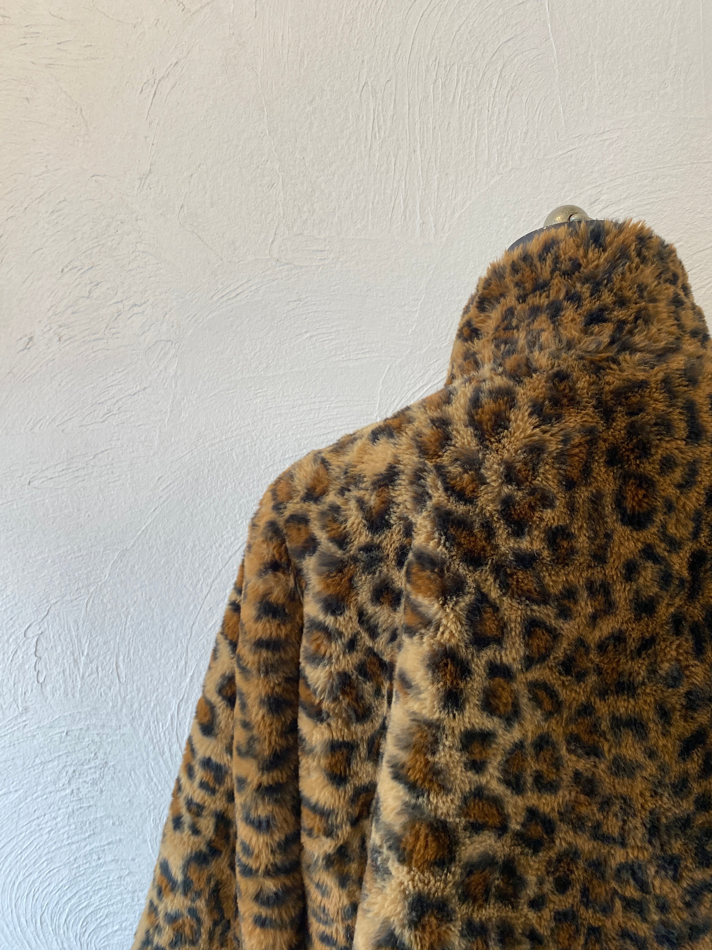 leopard fur coat