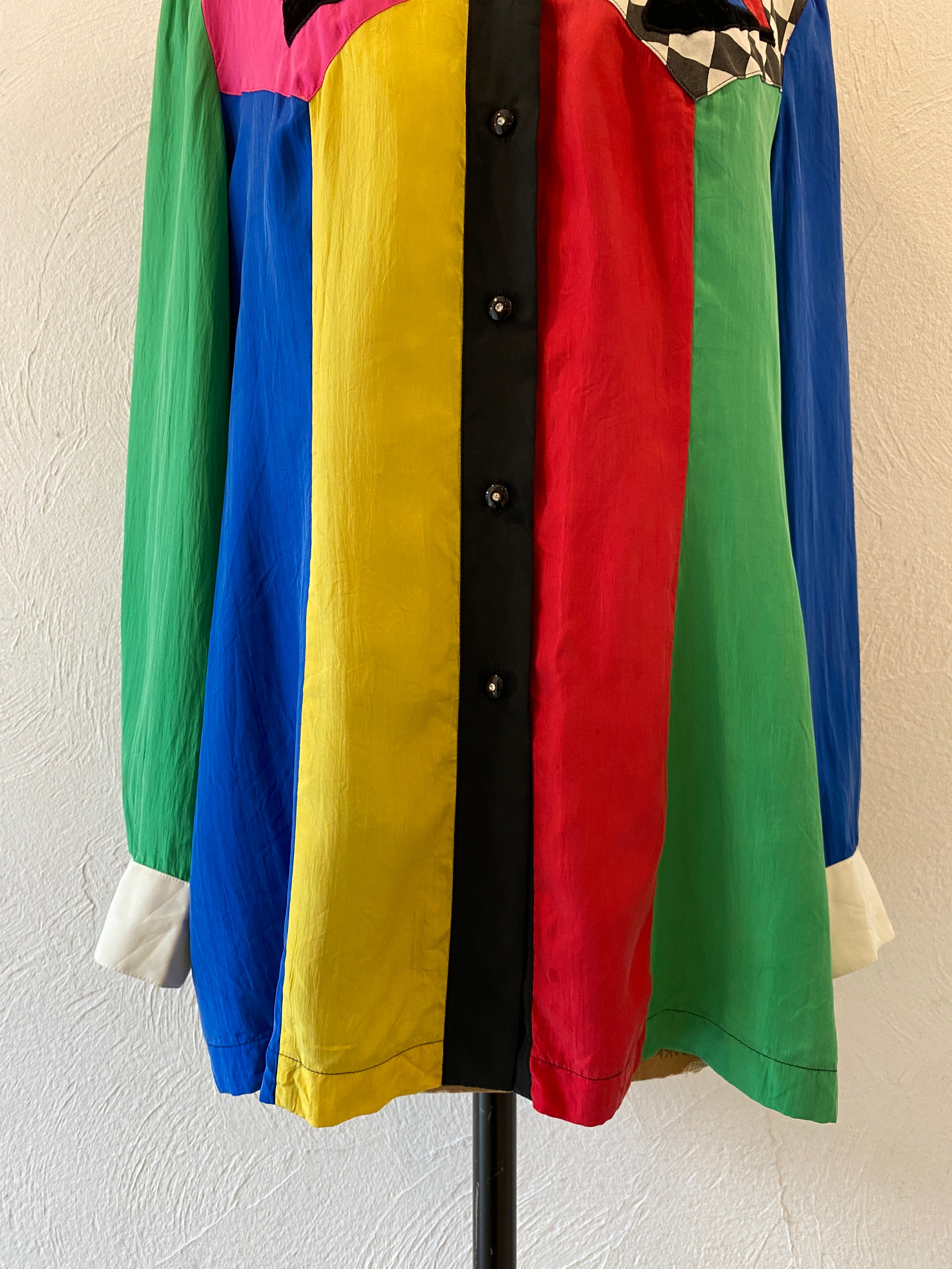 switching silk shirts