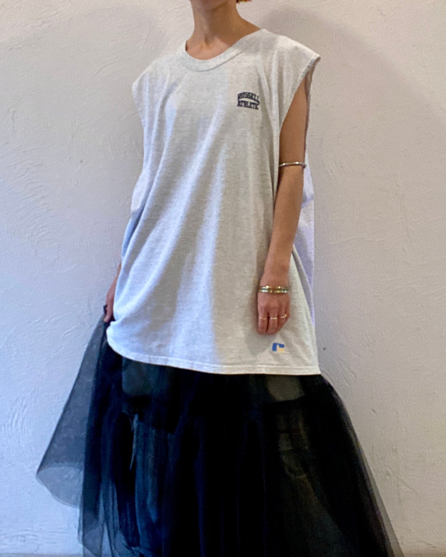 light gray tank T