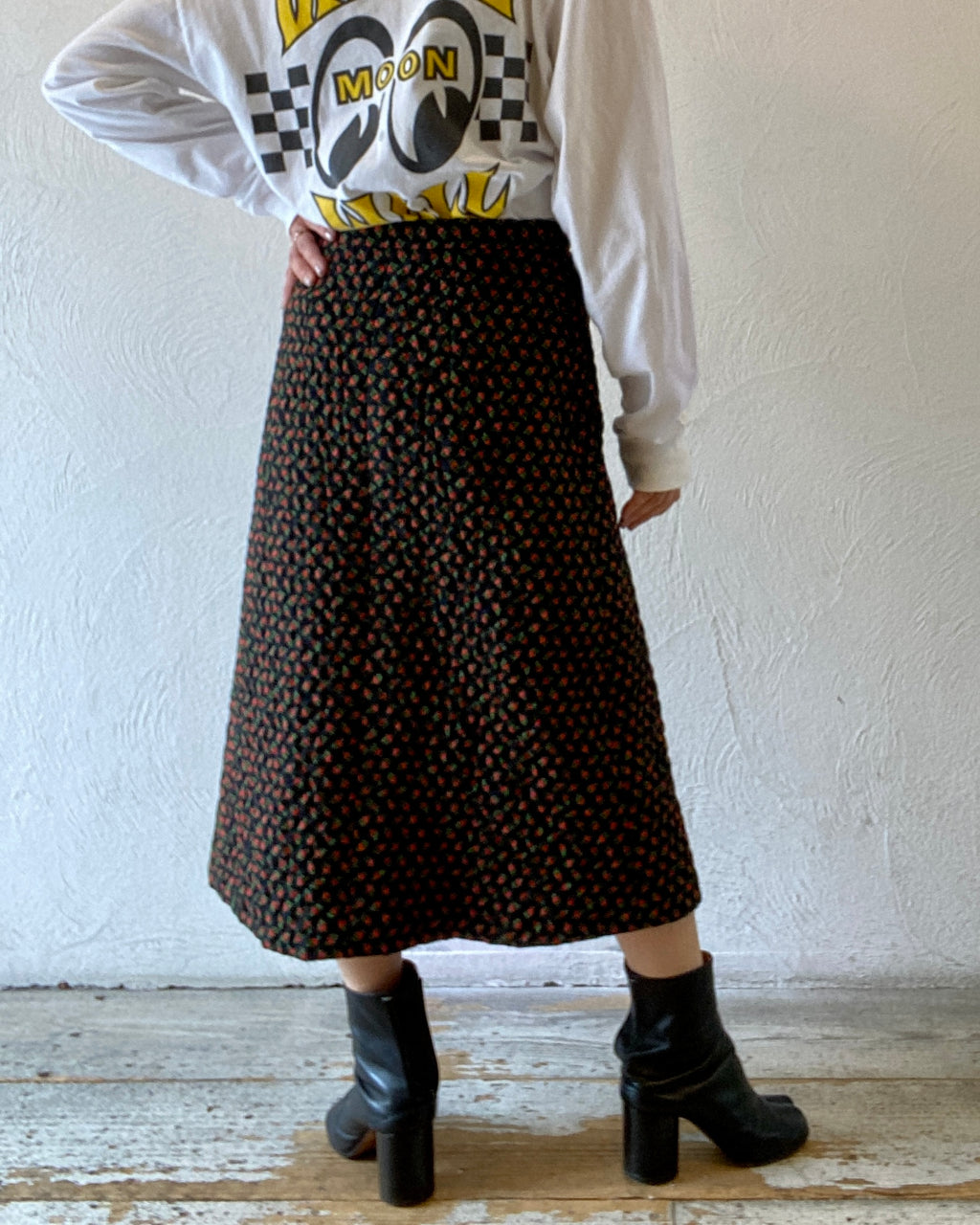 heart pattern quilting skirt